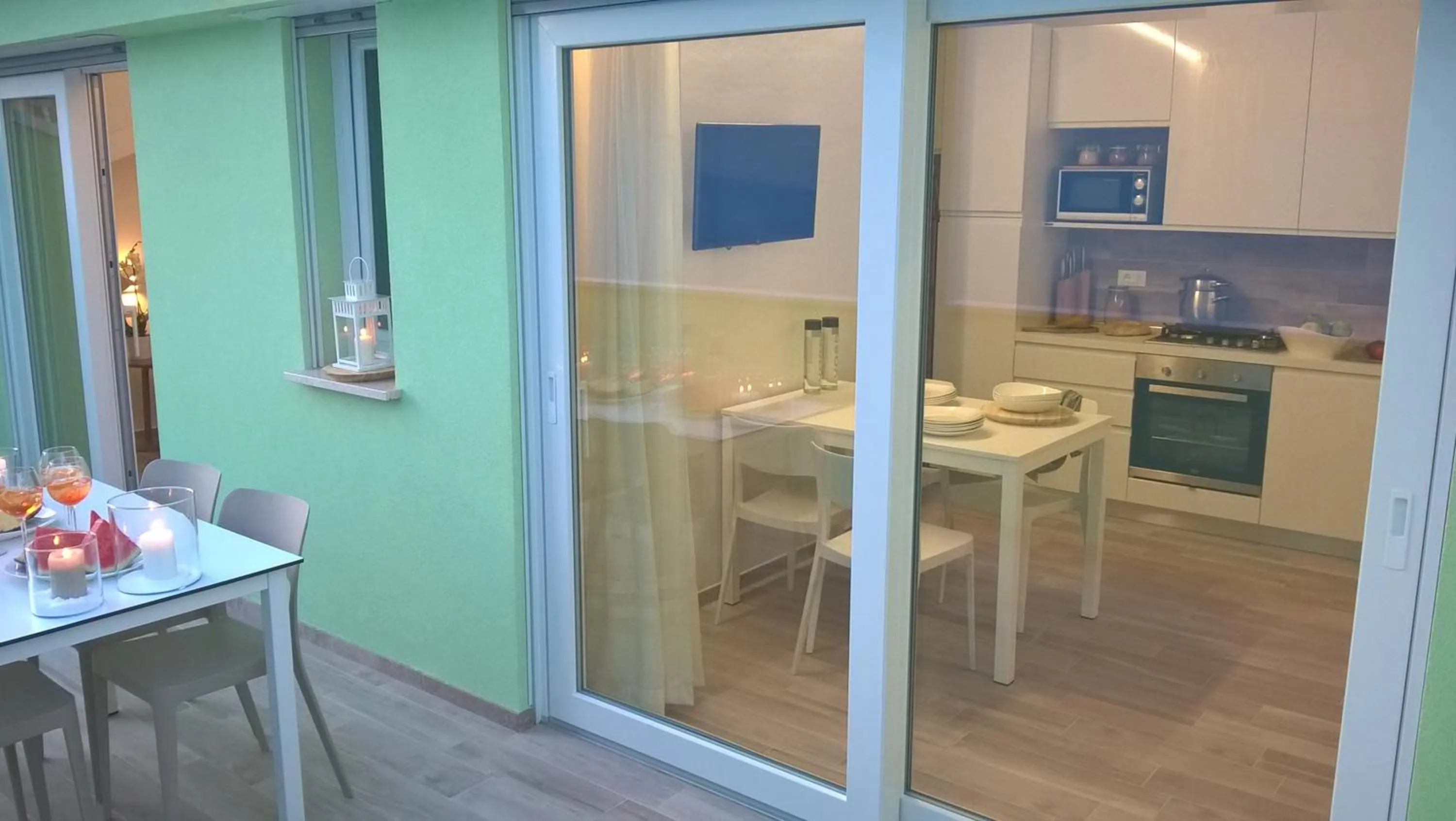 Balcony/Terrace in Residence Diffuso Arcobaleno