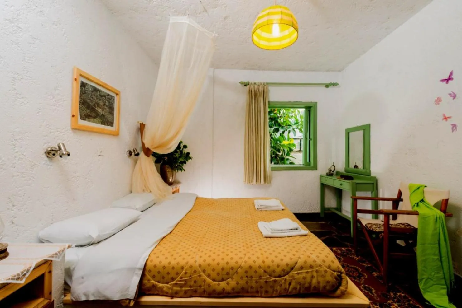 Bed in Elounda Collection Apartments