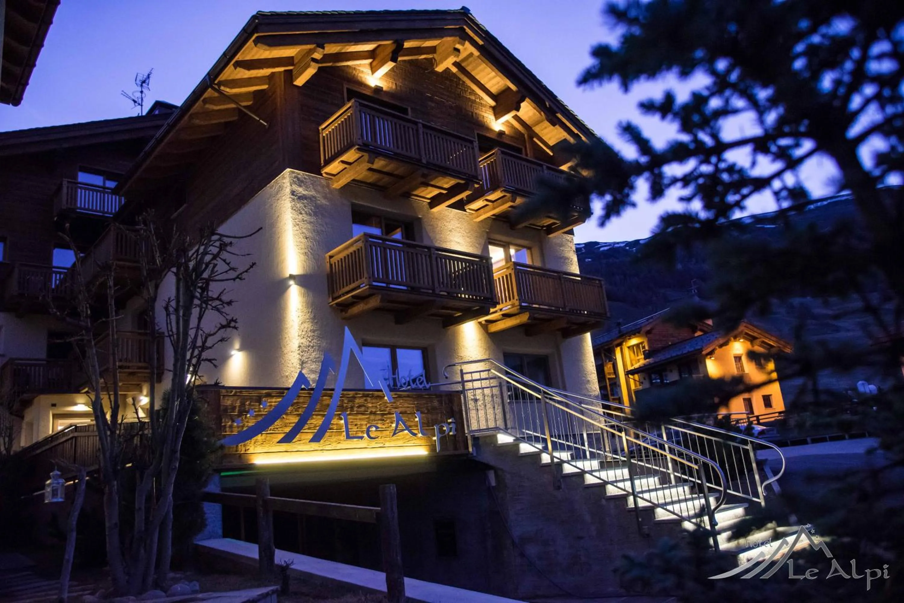 Facade/entrance in Hotel Le Alpi