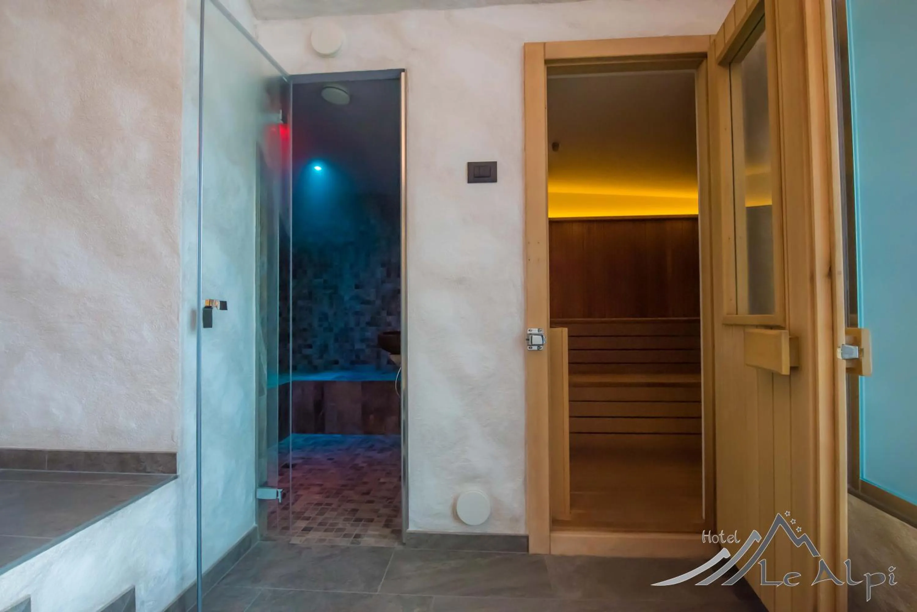 Sauna in Hotel Le Alpi
