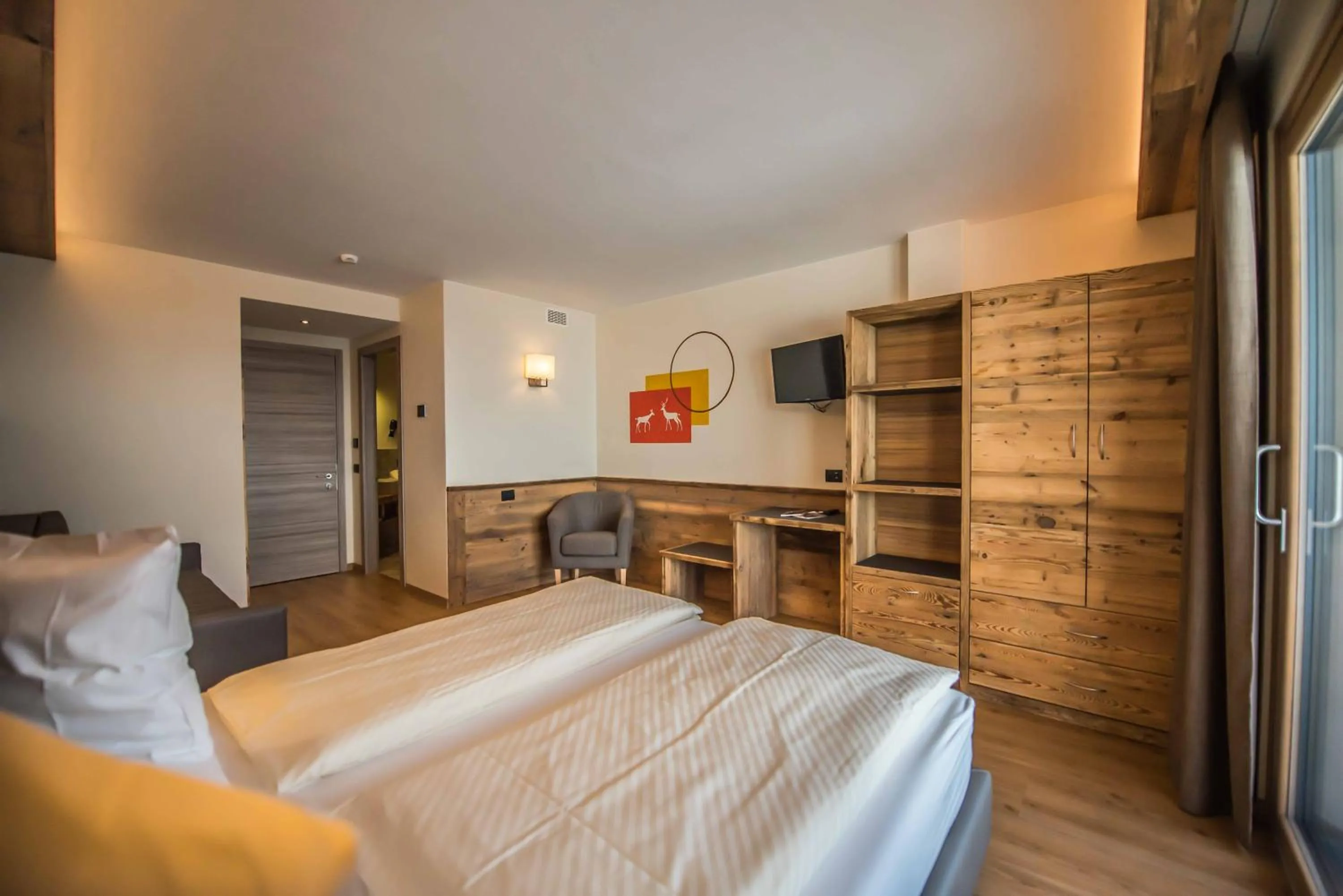 Bed in Hotel Le Alpi