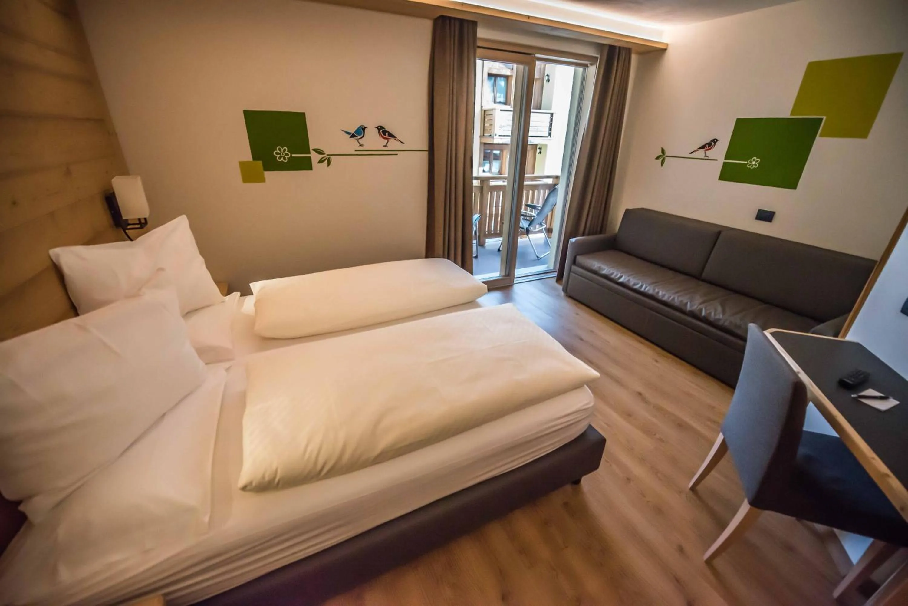 Bed in Hotel Le Alpi
