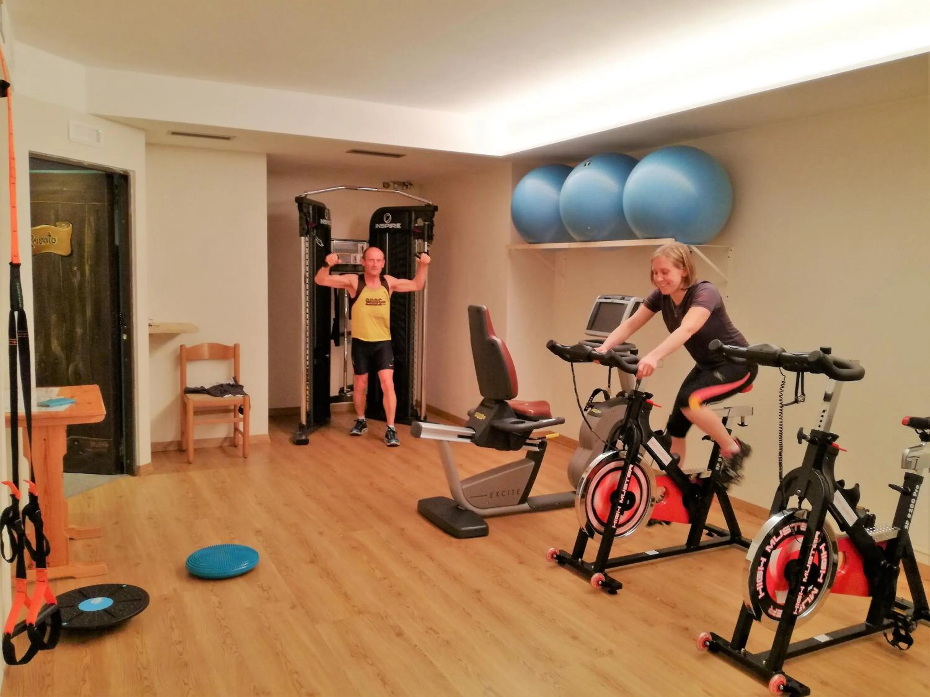 Fitness centre/facilities in Hotel Le Alpi