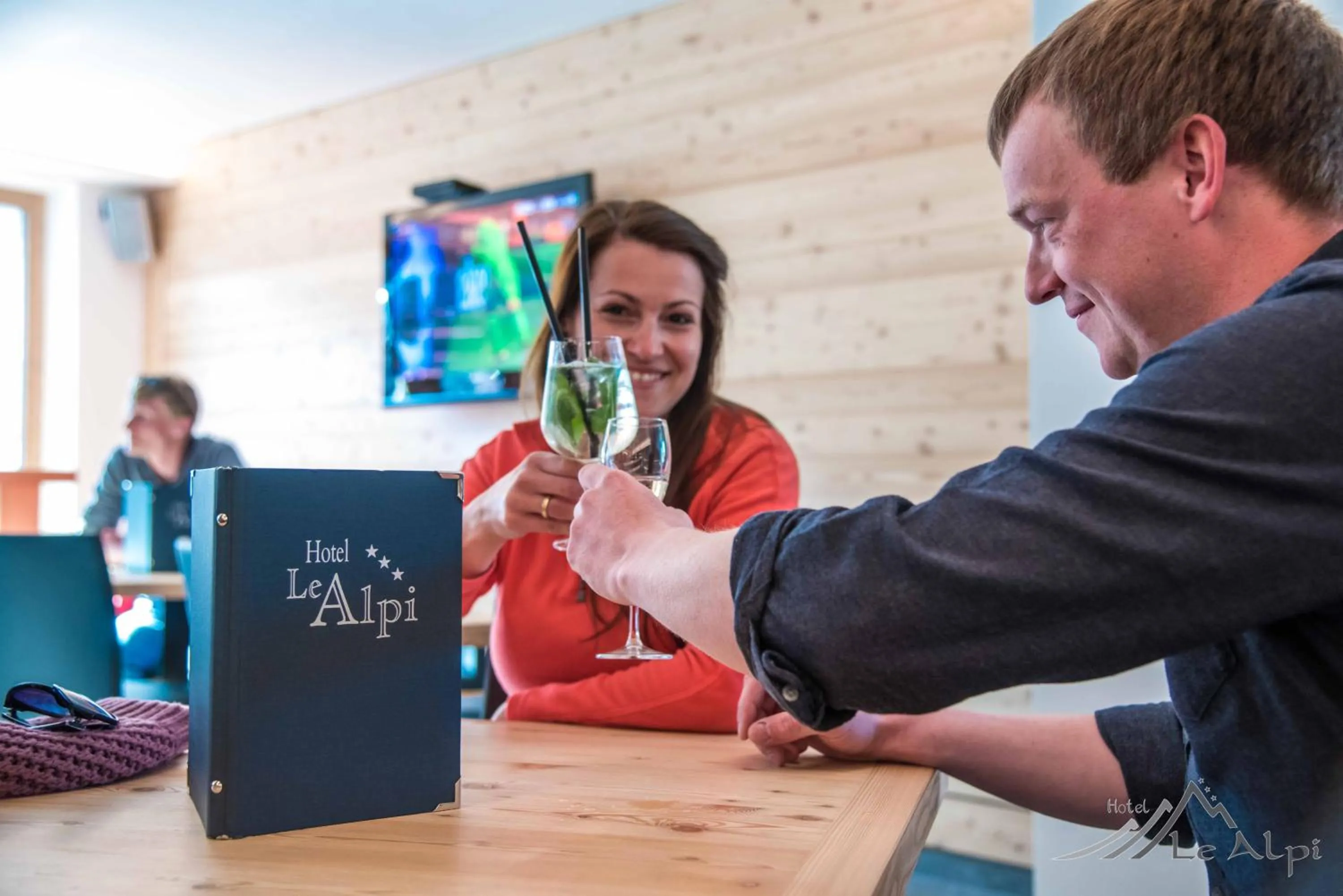 Lounge or bar in Hotel Le Alpi