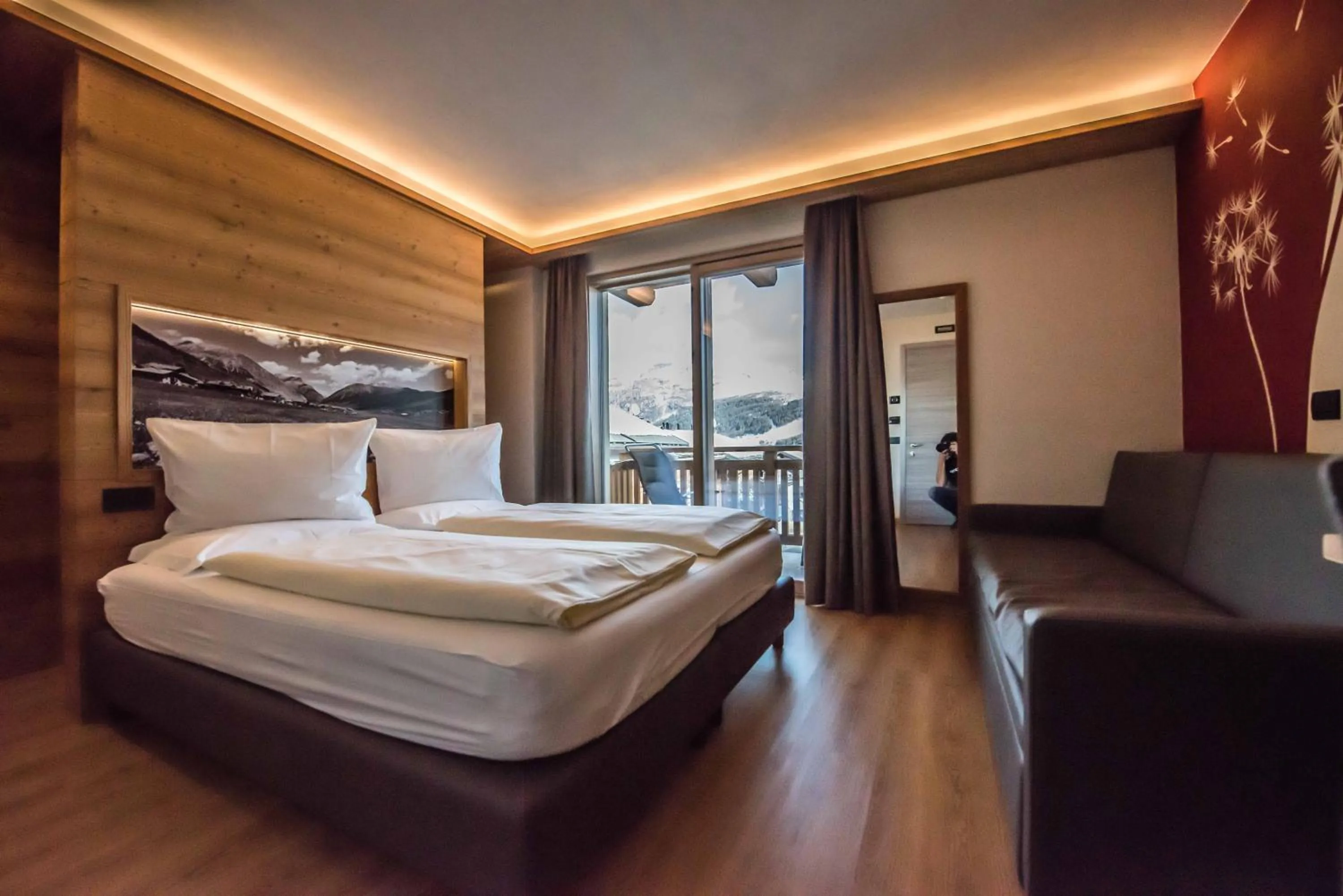 Bed in Hotel Le Alpi