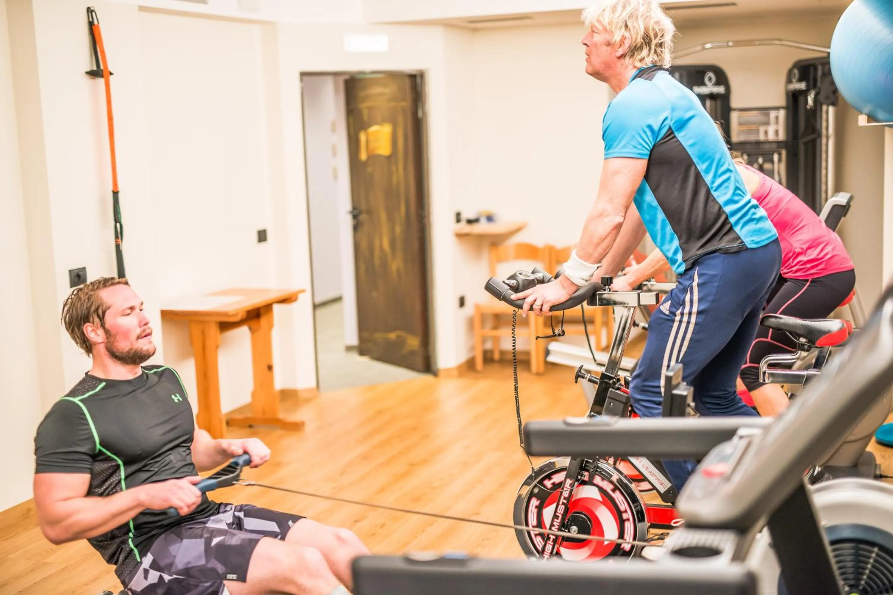 Fitness centre/facilities in Hotel Le Alpi