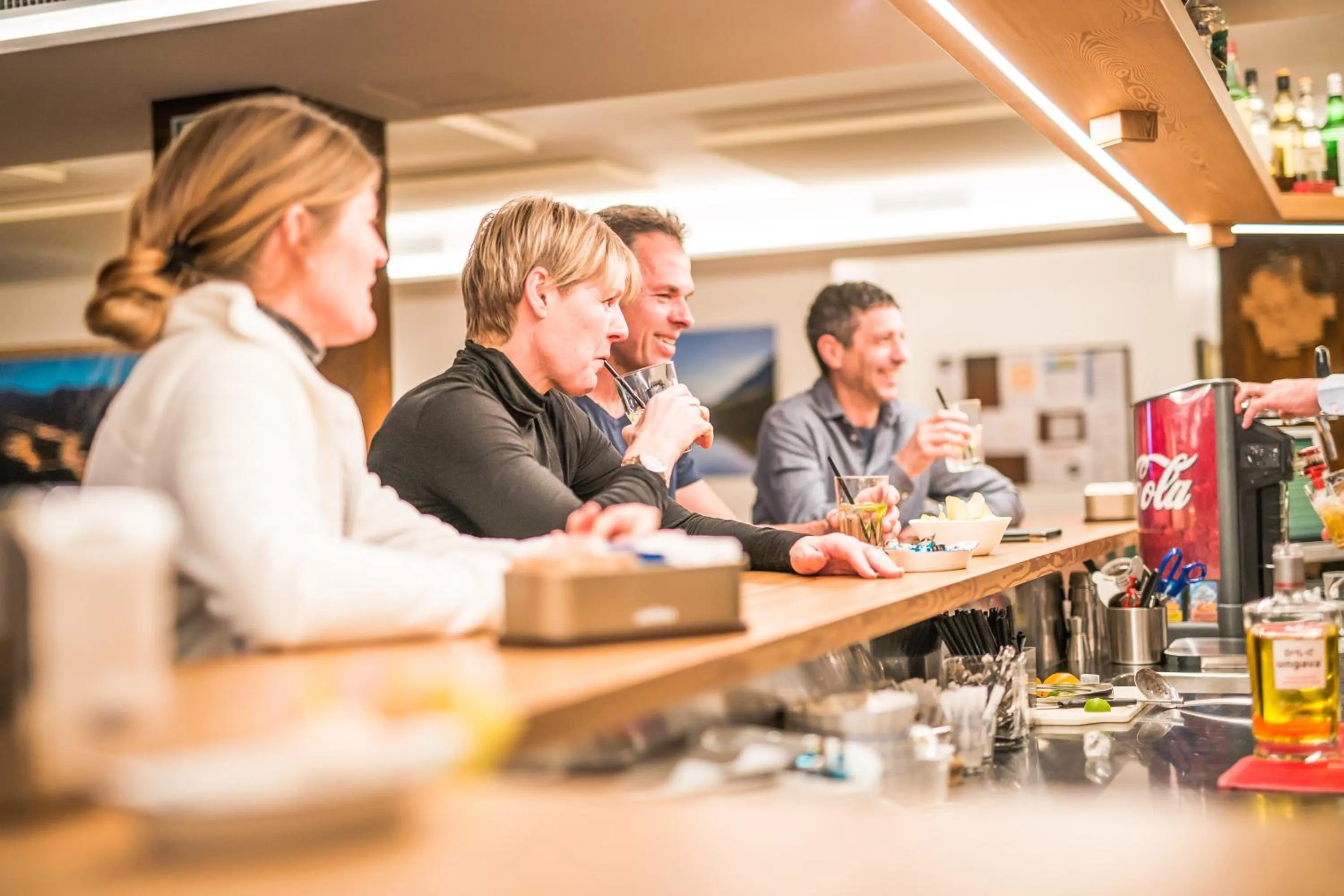 Lounge or bar in Hotel Le Alpi