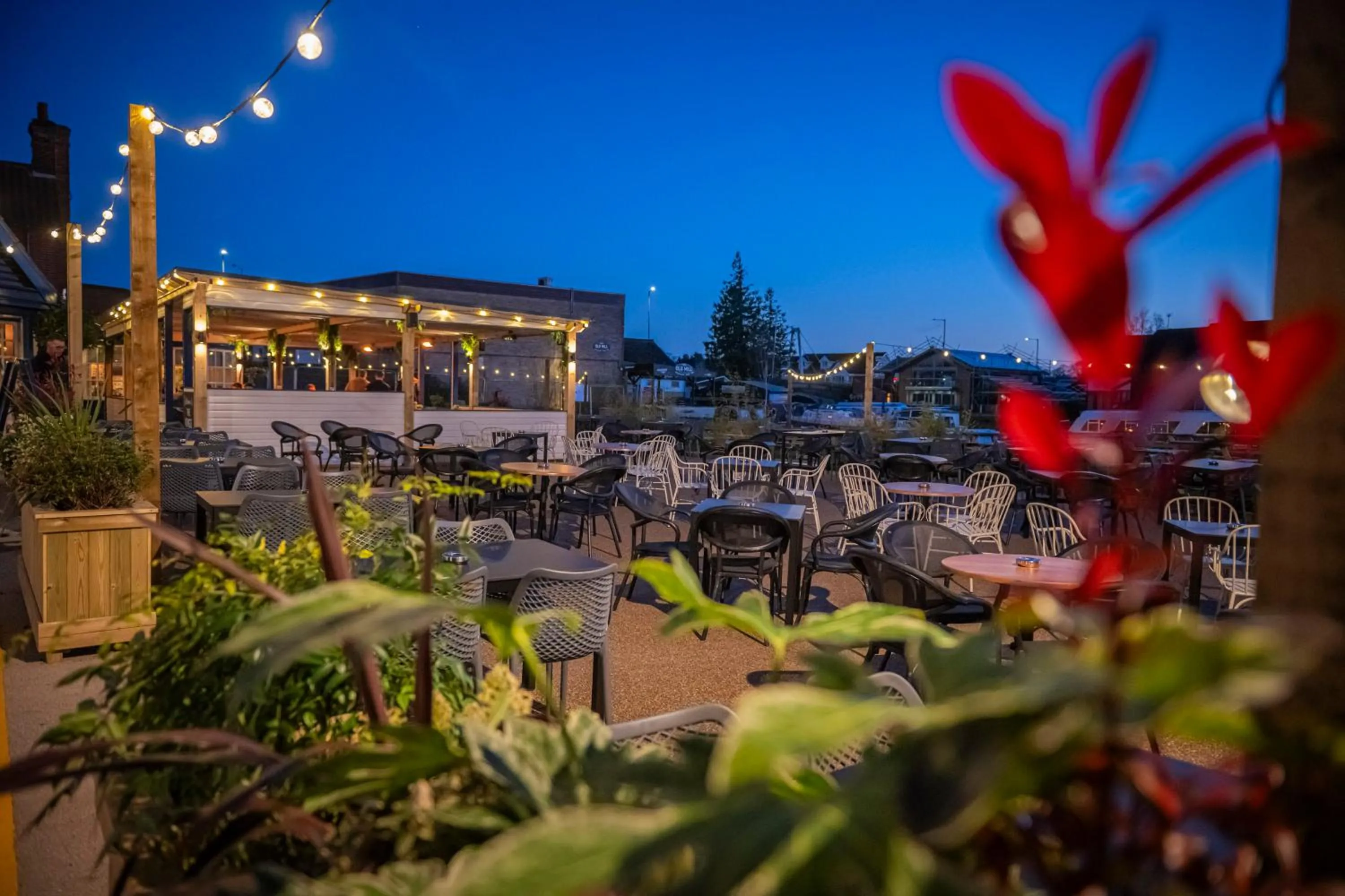 Patio in The Kings Head Wroxham by Greene King Inns