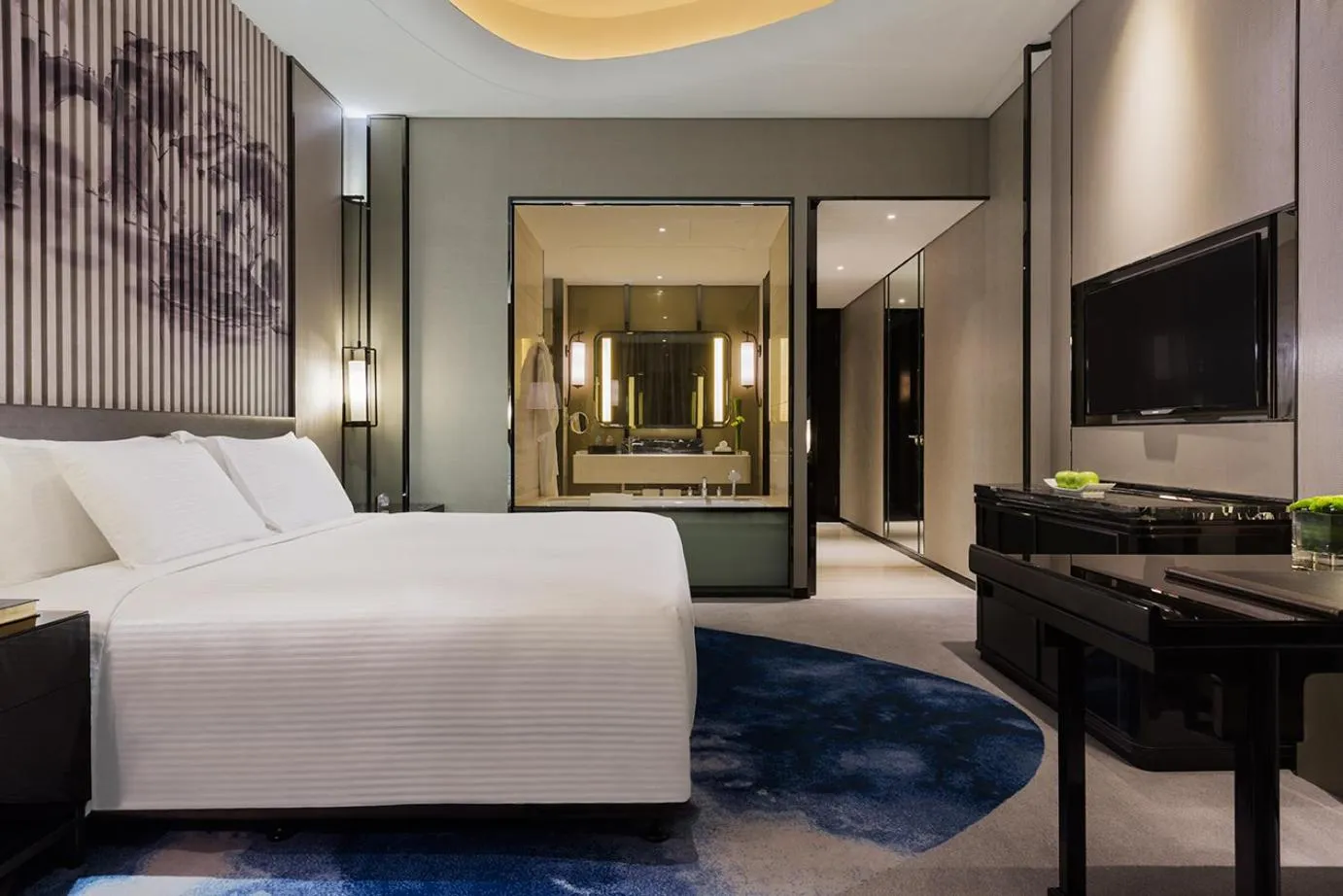 Photo of the whole room, Bed in Wanda Realm Hotel Wuhu