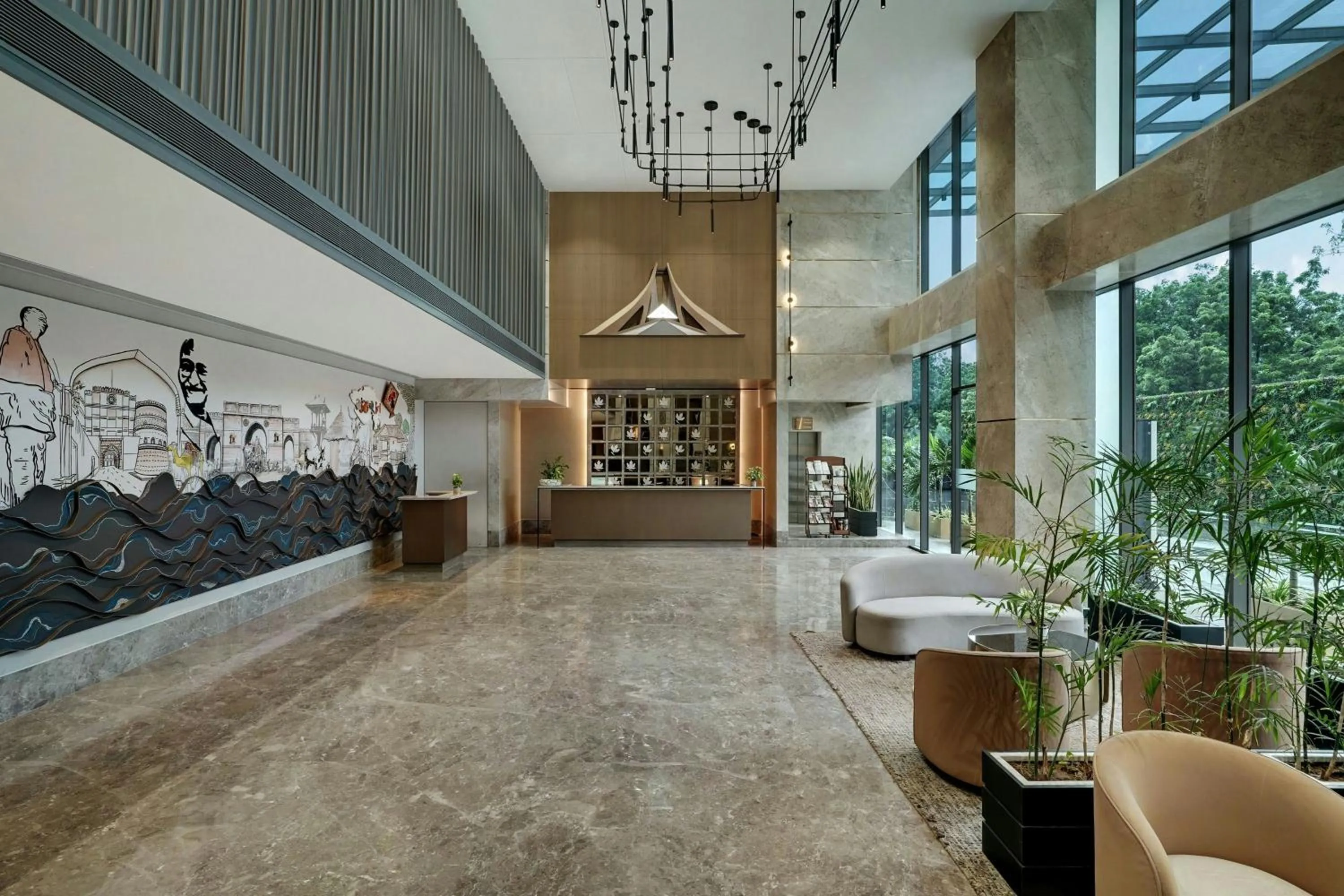 Lobby or reception in The Fern Residency, Gandhinagar, Series by Marriott