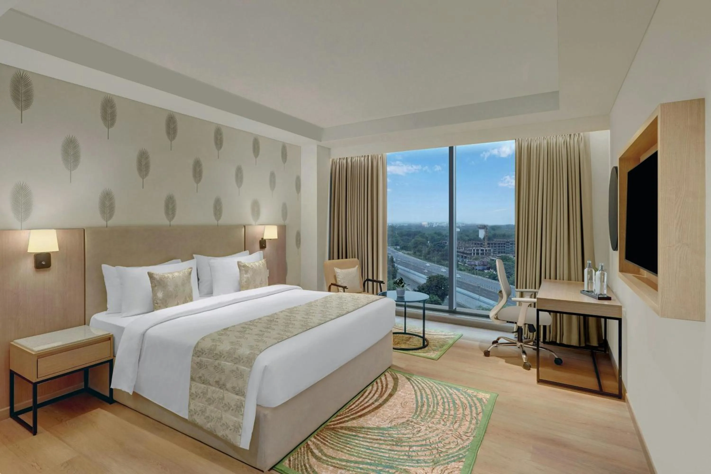 Photo of the whole room, Bed in The Fern Residency, Gandhinagar, Series by Marriott