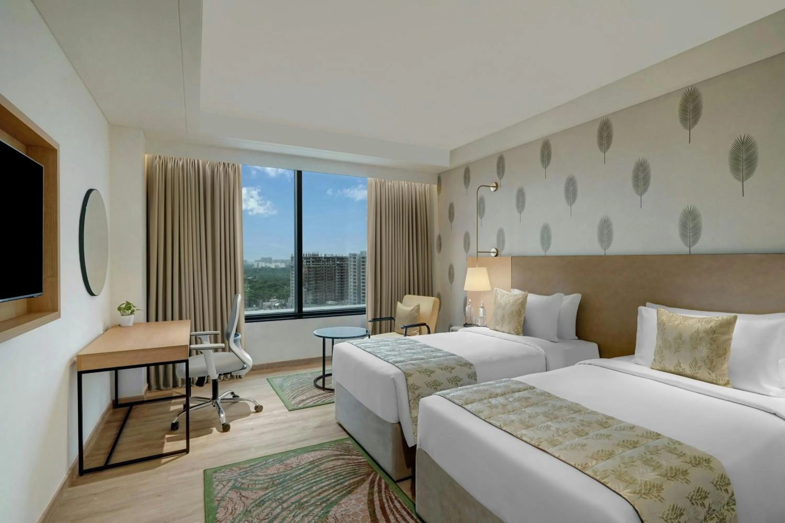 Photo of the whole room, Bed in The Fern Residency, Gandhinagar, Series by Marriott