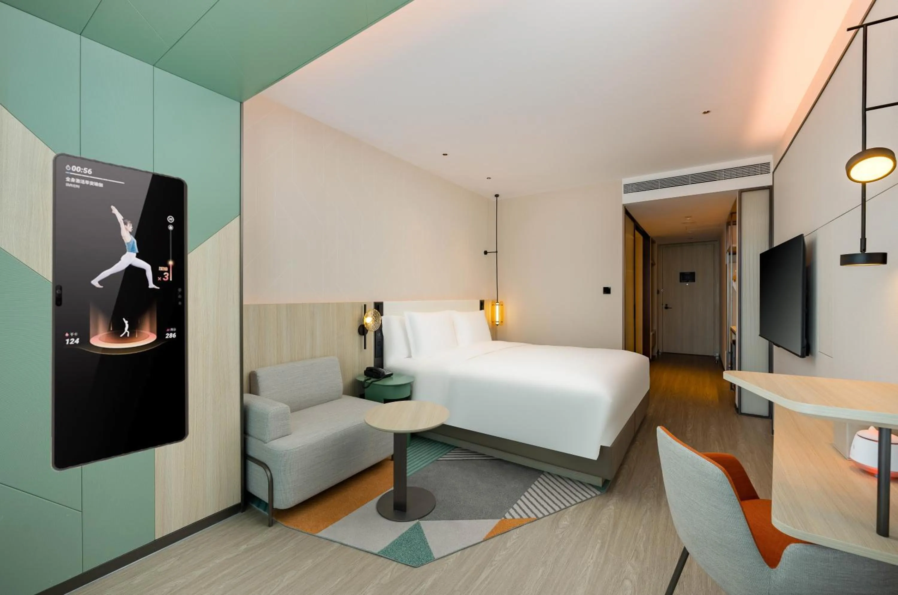 Photo of the whole room, Bed in EVEN Hotel Qingdao Laoshan - an IHG Hotel