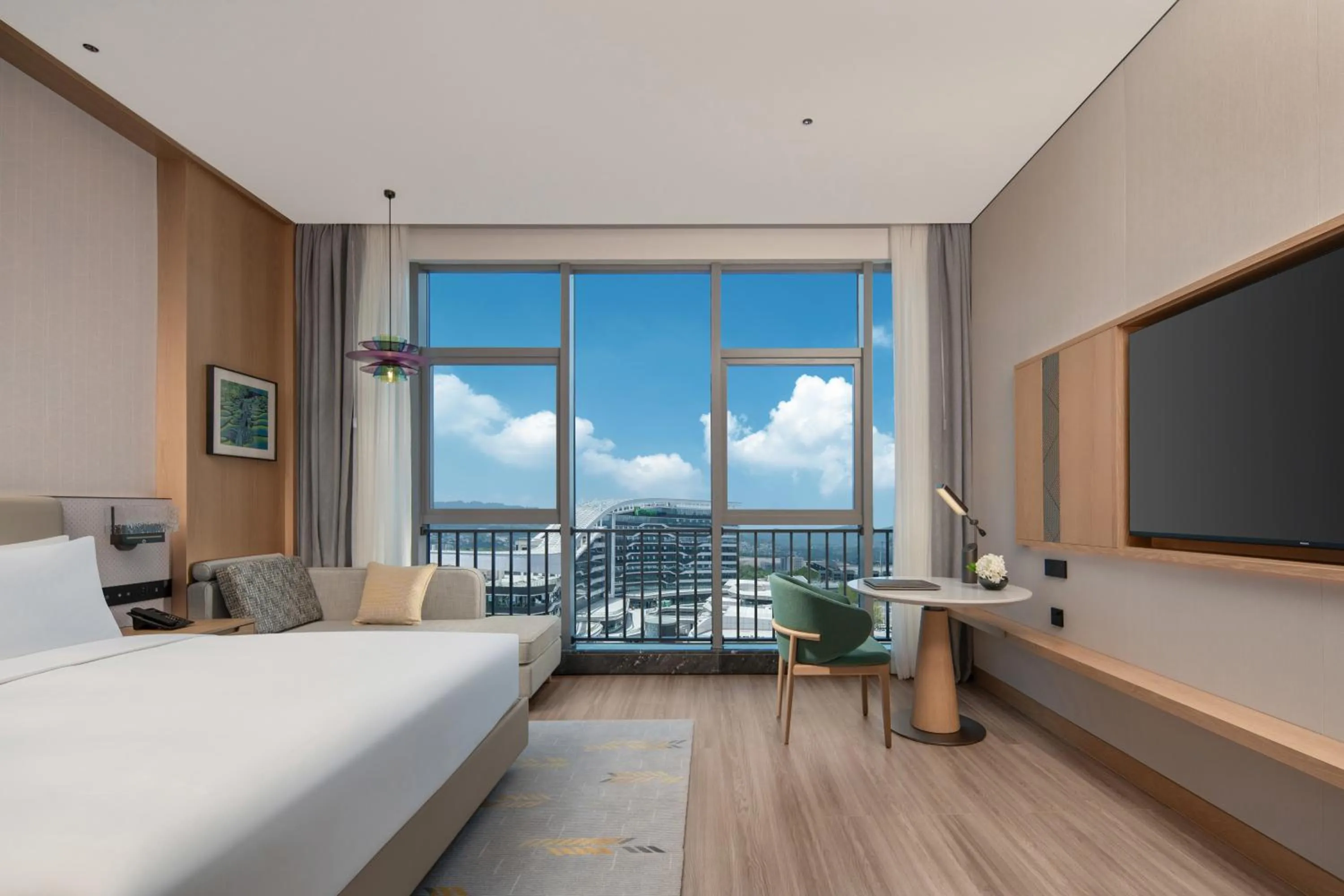 Street view, Bed in Holiday Inn Guiyang Airport by IHG