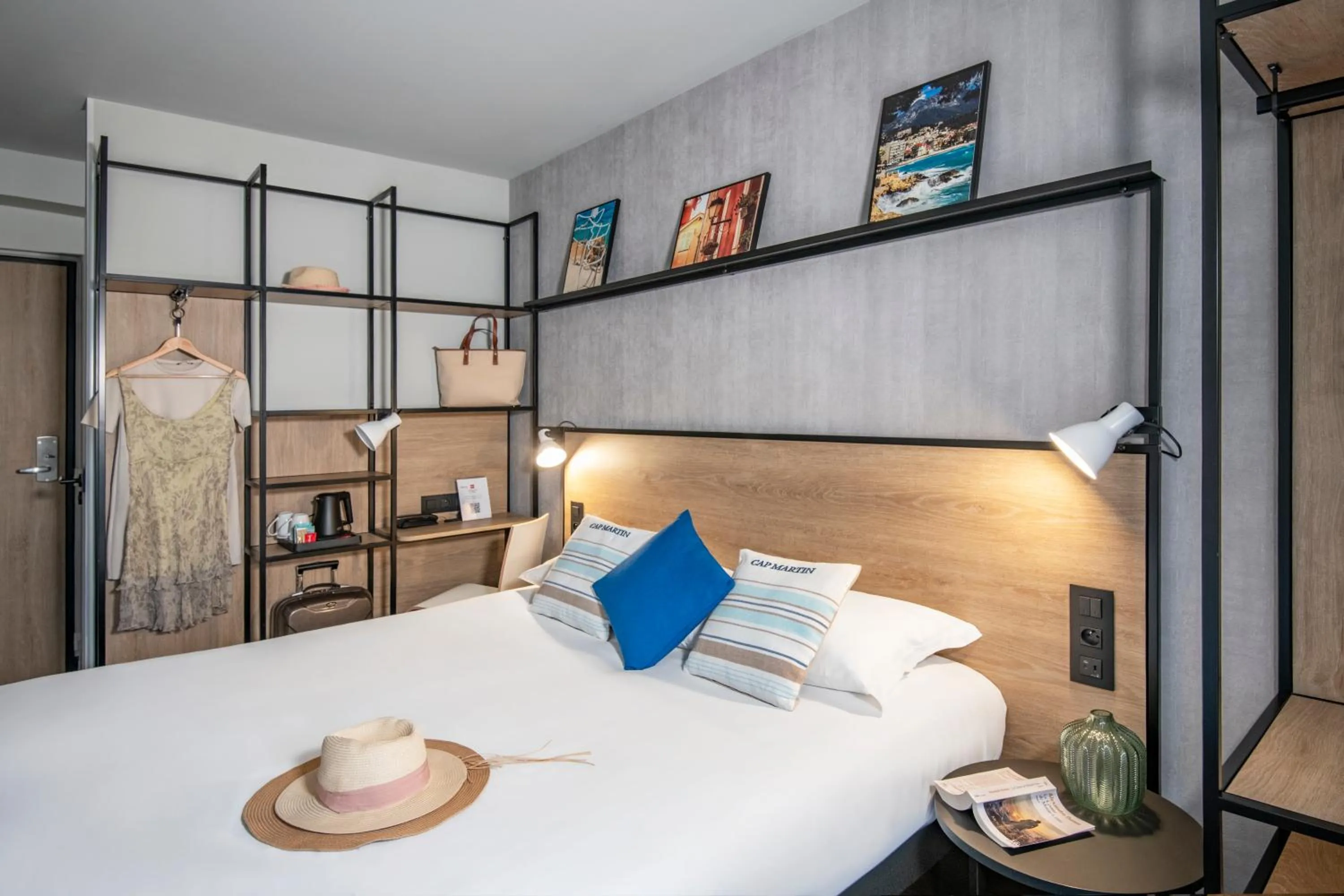 Bed in Ibis Roquebrune Cap Martin Menton