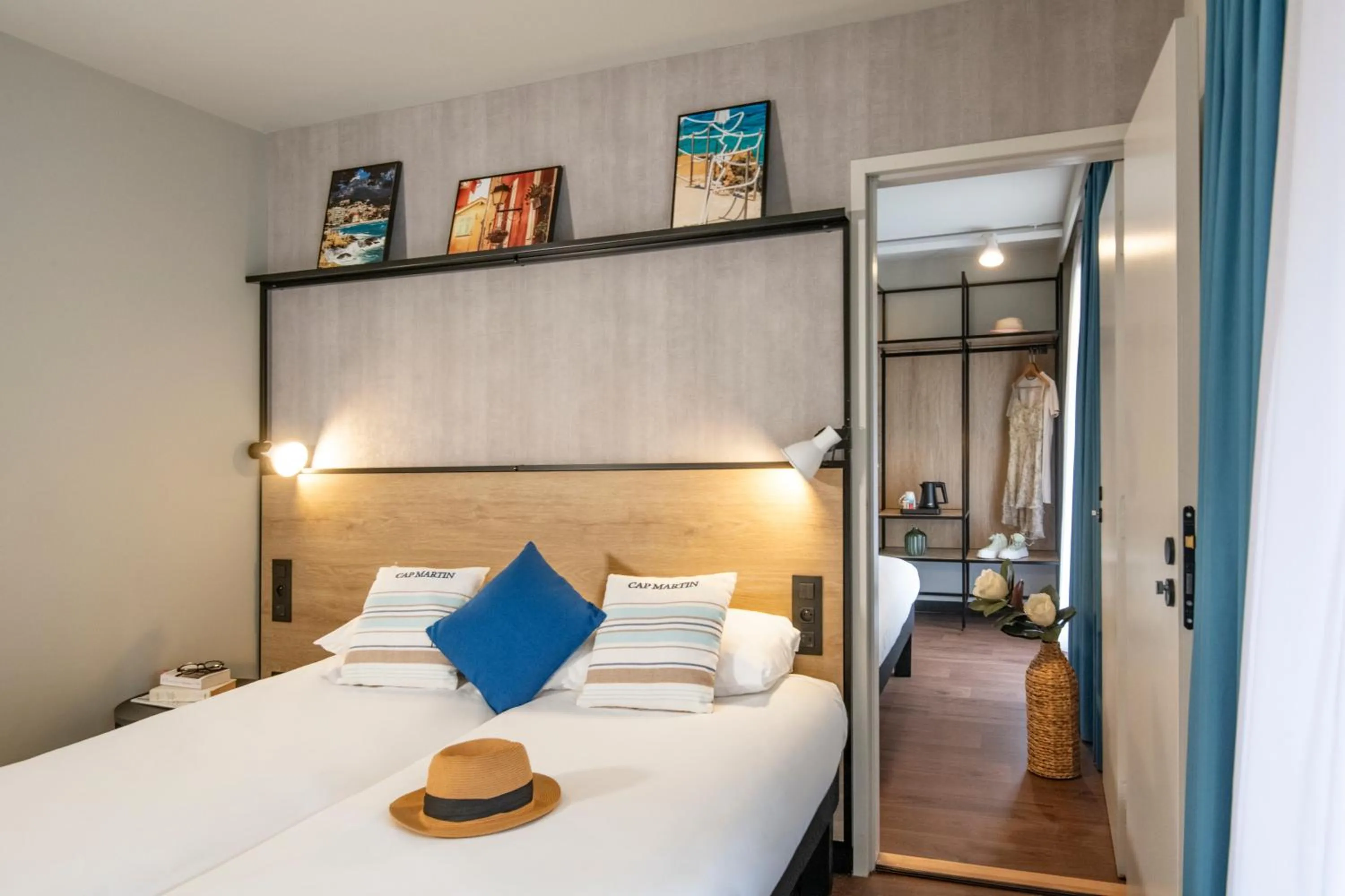 Bed in Ibis Roquebrune Cap Martin Menton