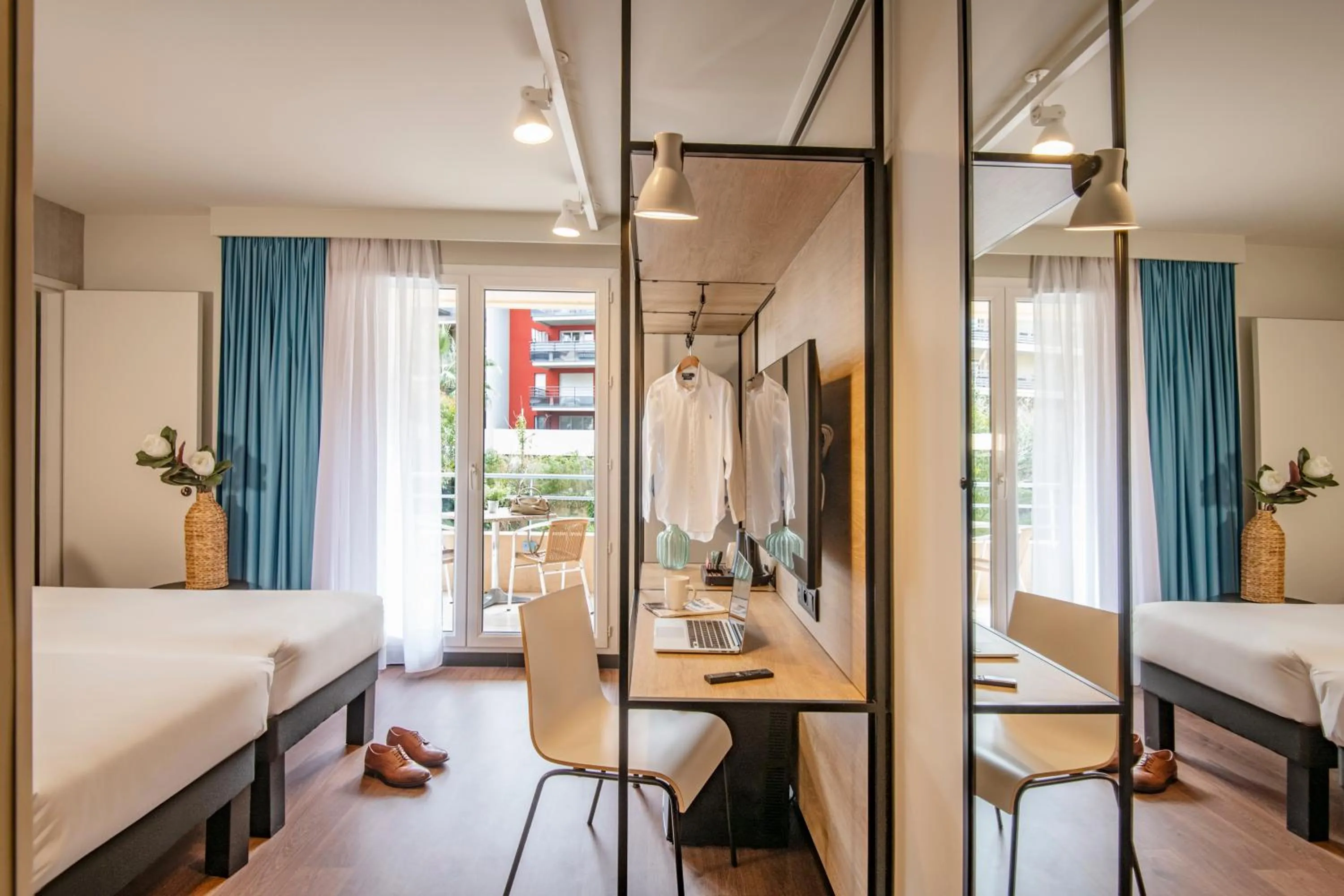 Bed in Ibis Roquebrune Cap Martin Menton