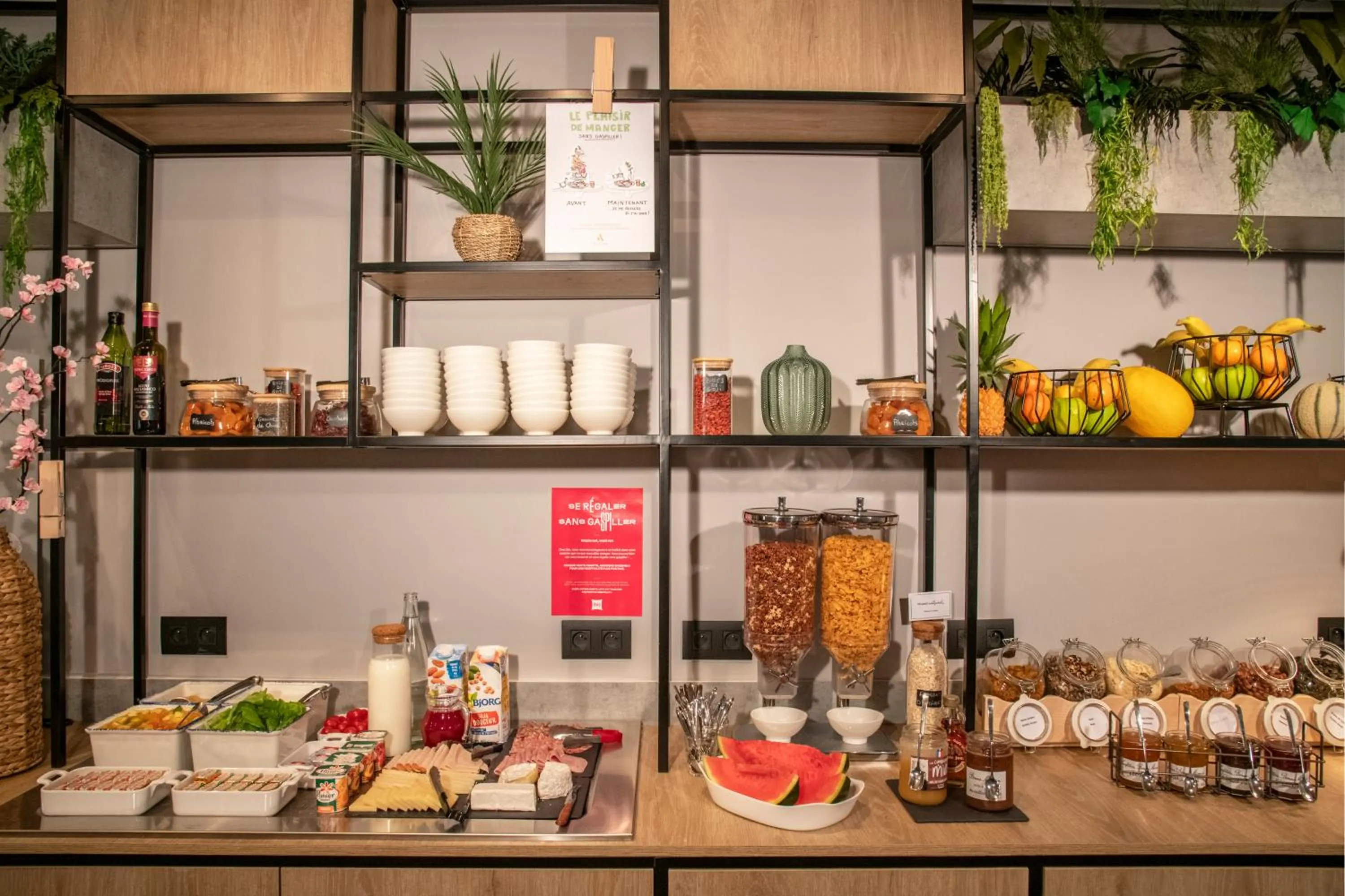 Breakfast in Ibis Roquebrune Cap Martin Menton