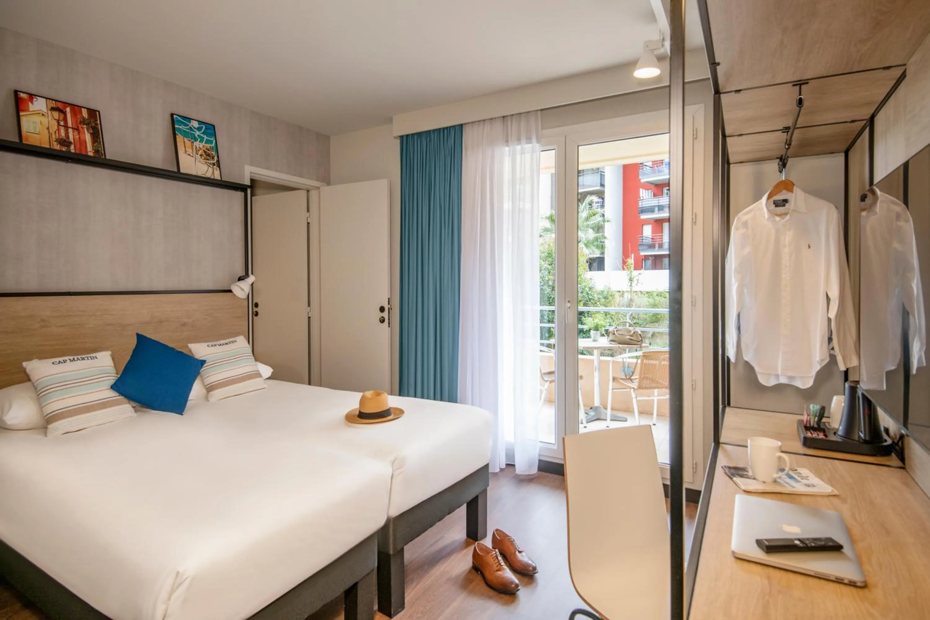 Bed in Ibis Roquebrune Cap Martin Menton