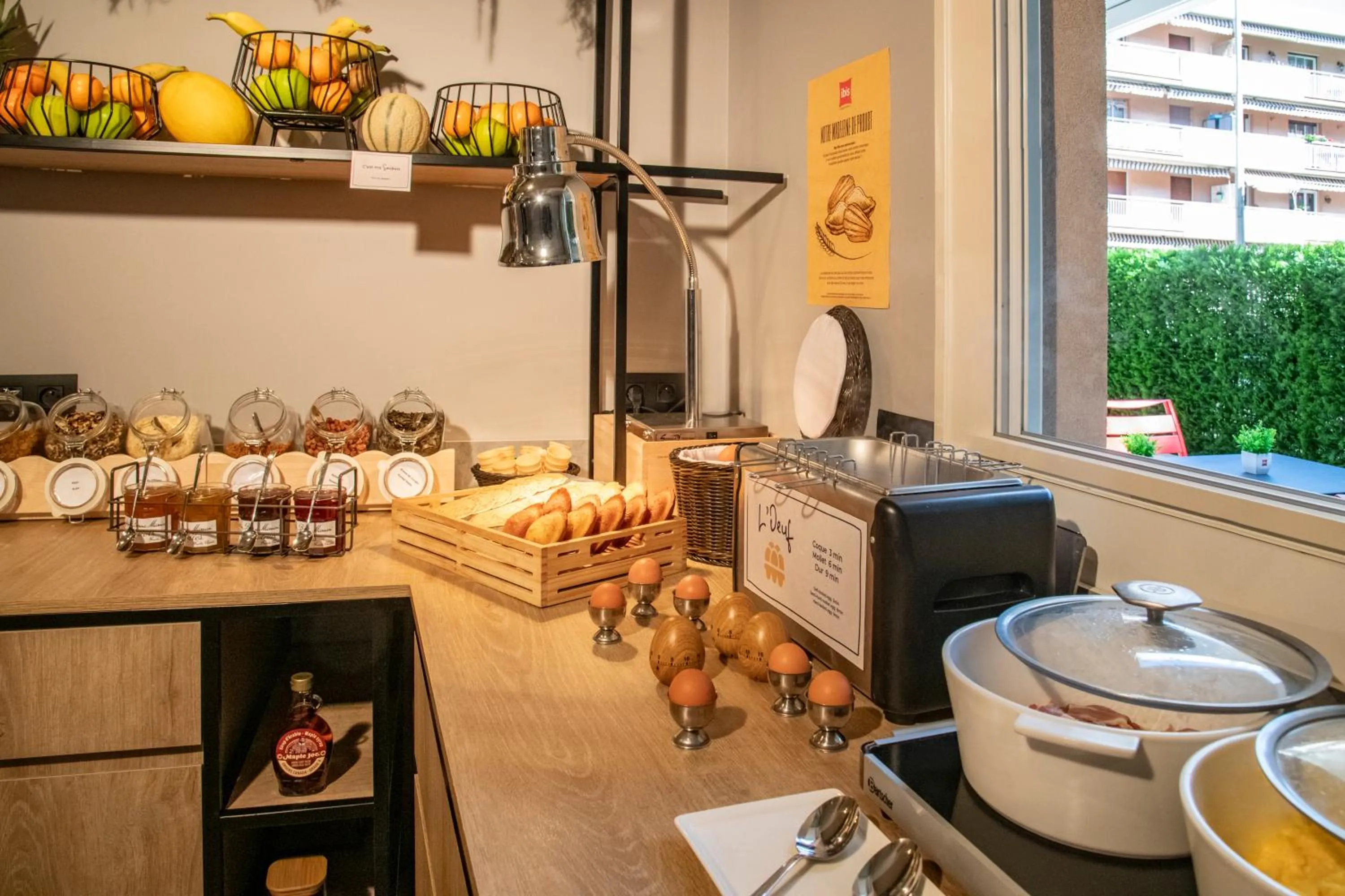 Breakfast in Ibis Roquebrune Cap Martin Menton