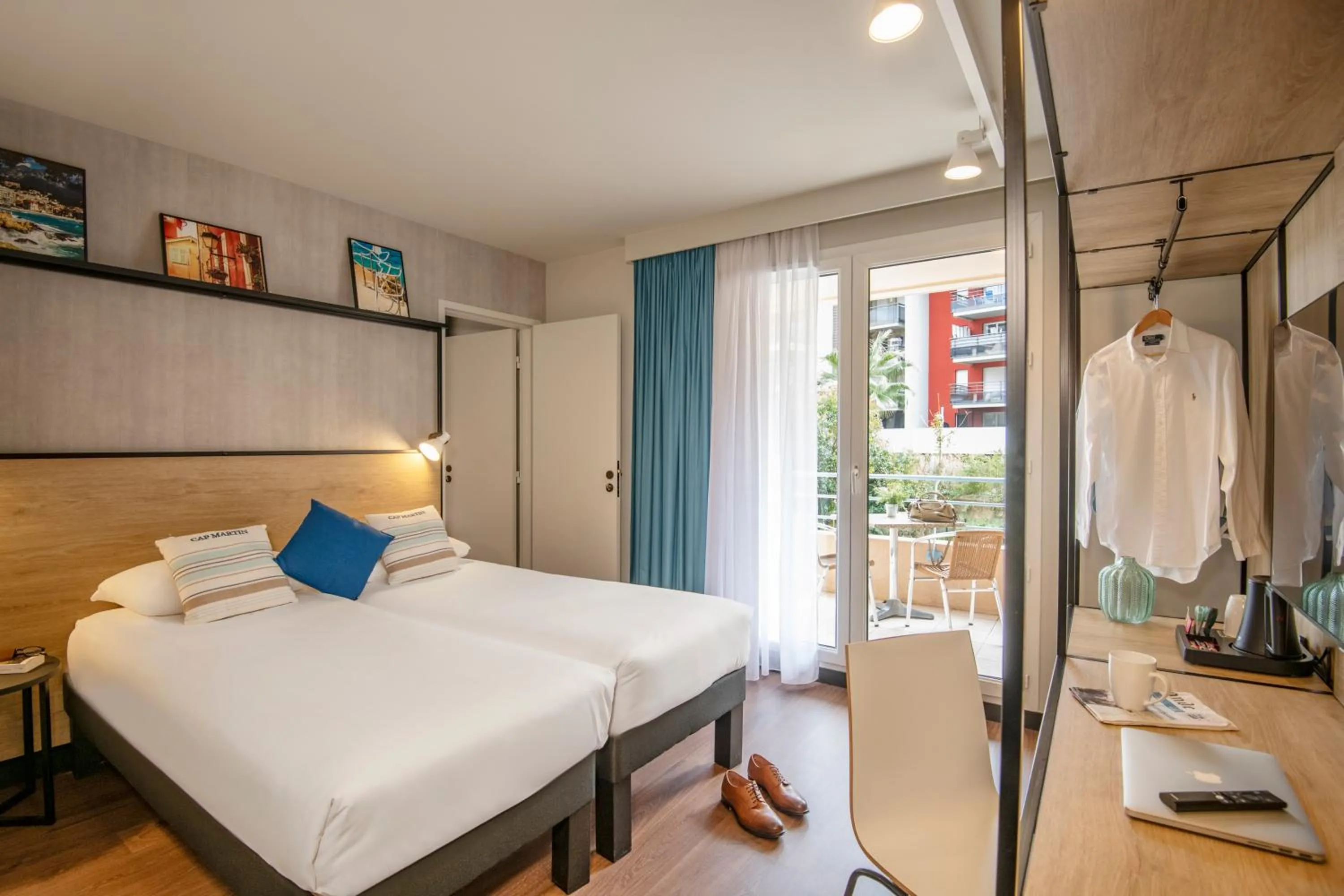 Bed in Ibis Roquebrune Cap Martin Menton