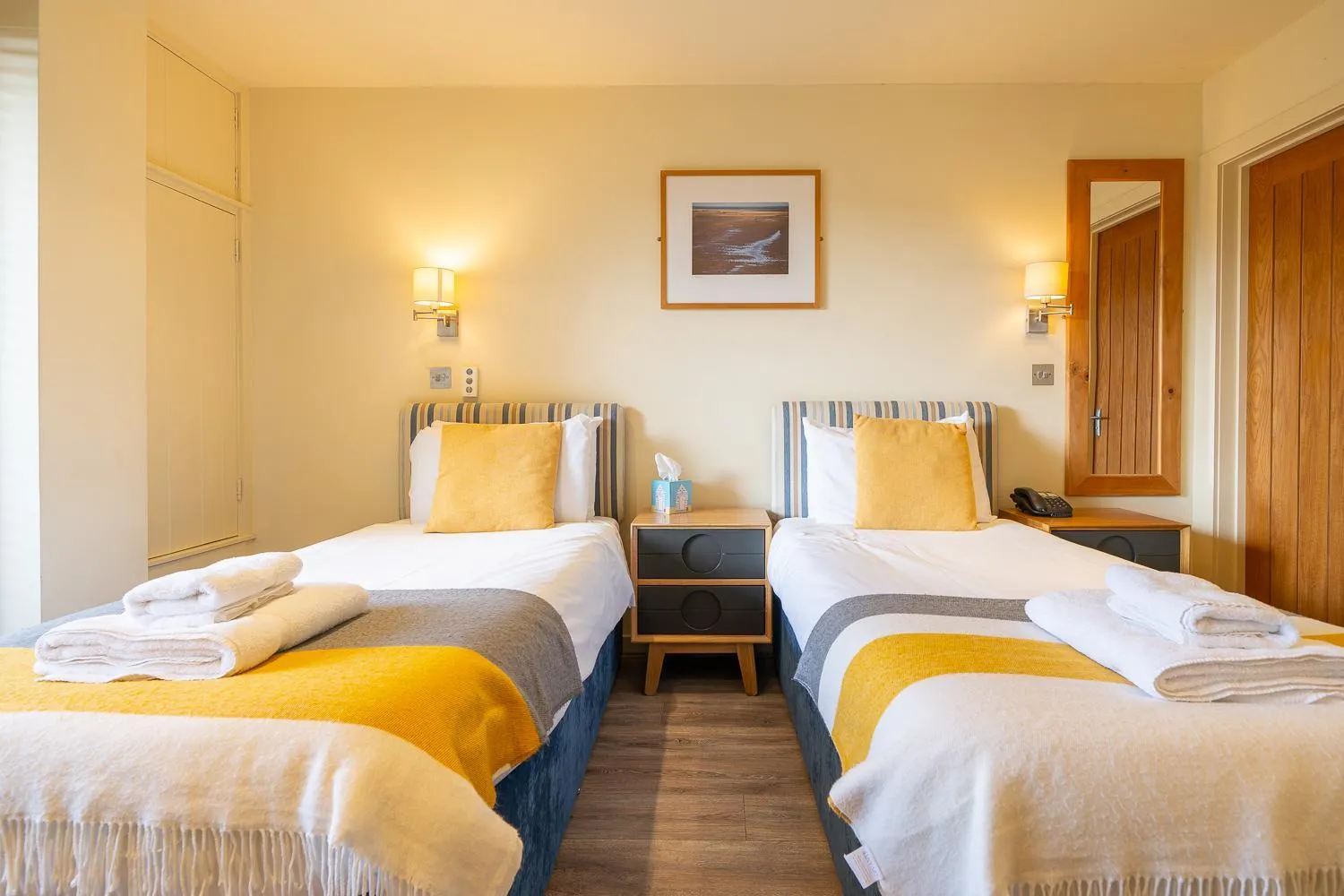 Bed in The Red Lion at Stiffkey