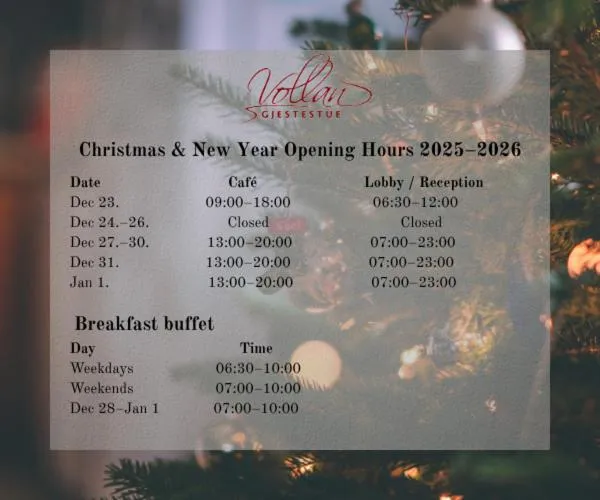 Breakfast in Vollan Gjestestue