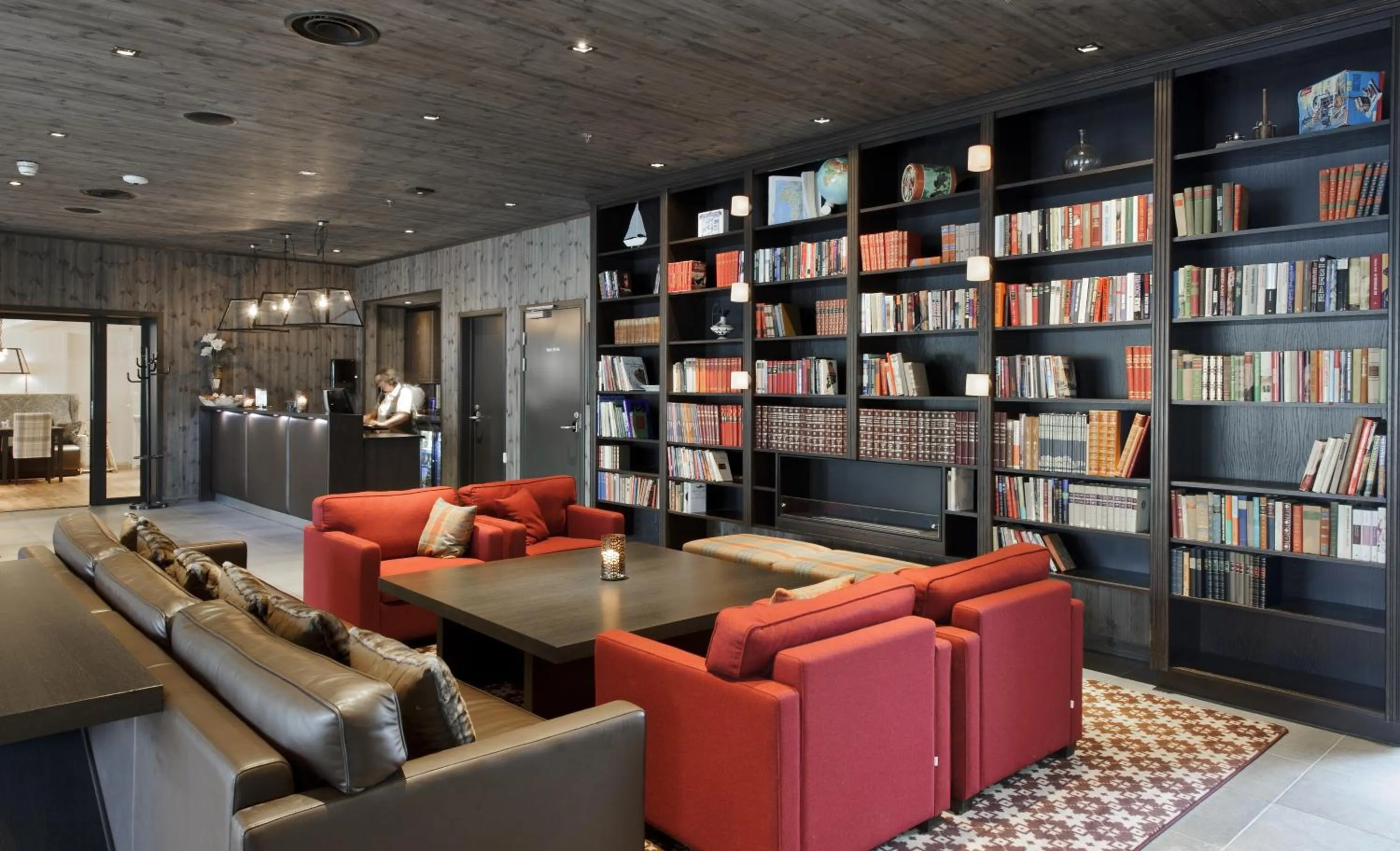 Library in Vollan Gjestestue