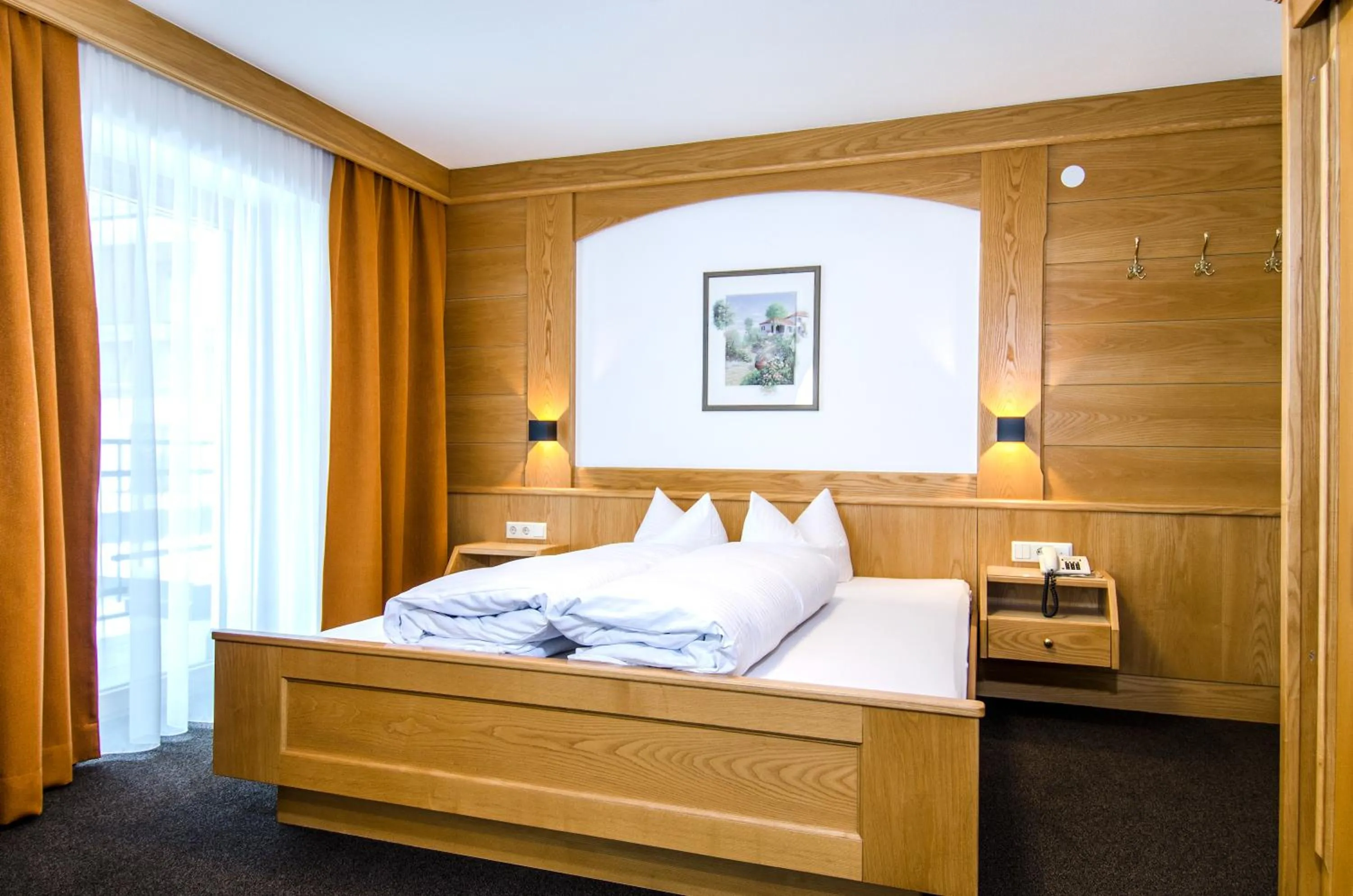 Bedroom, Bed in Hotel Garni Persutt