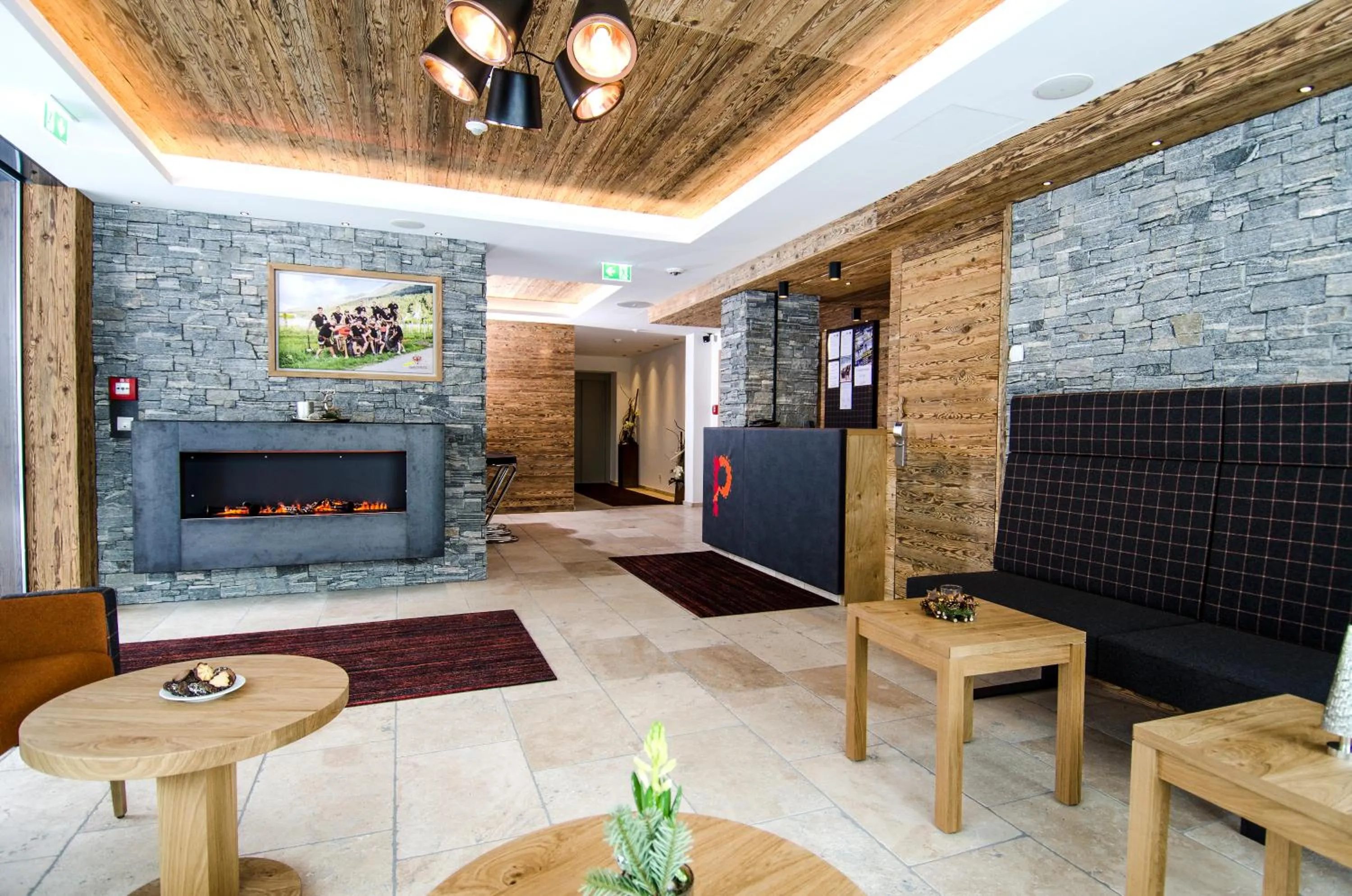 Lobby or reception in Hotel Garni Persutt