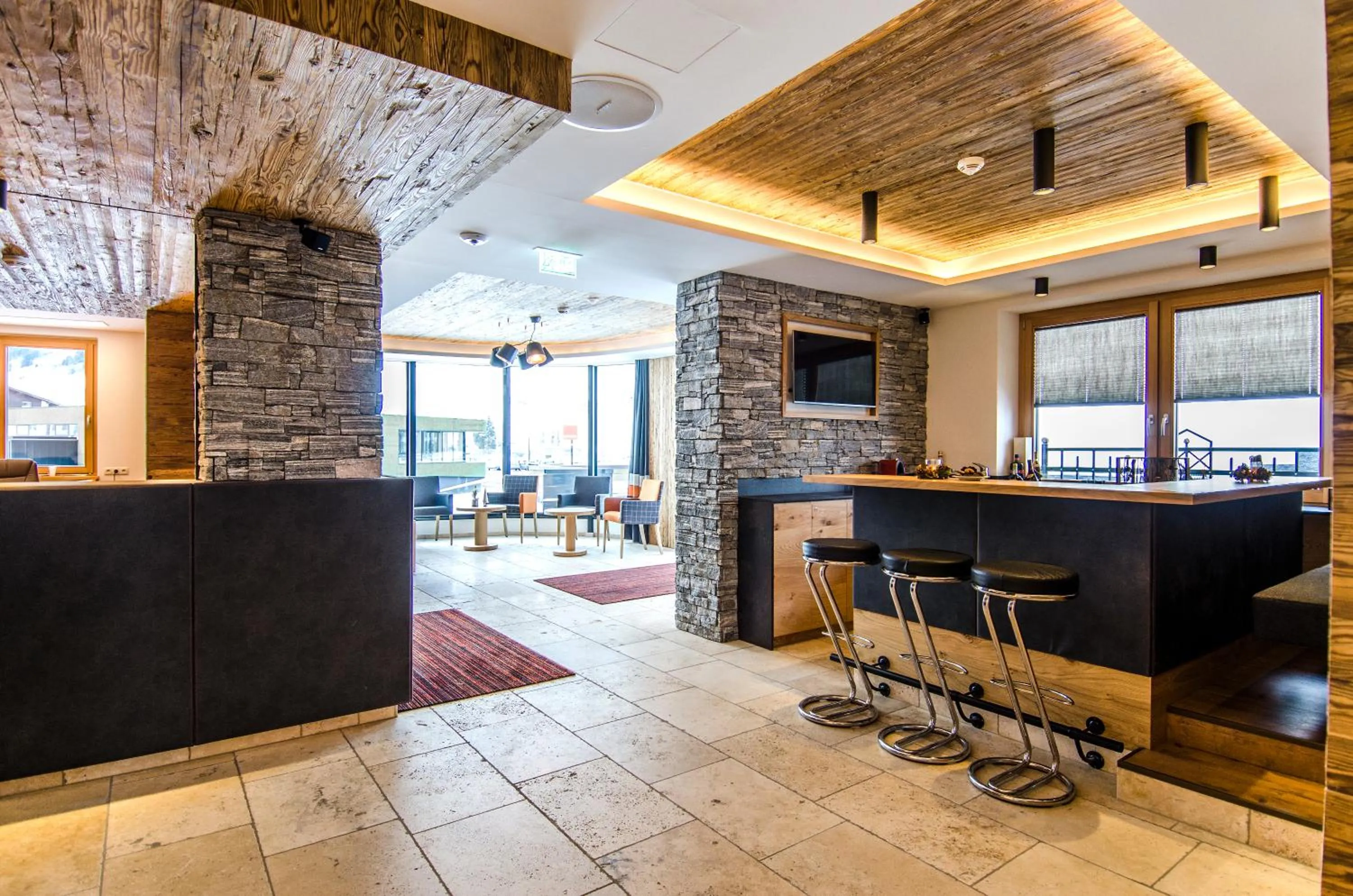 Lobby or reception in Hotel Garni Persutt