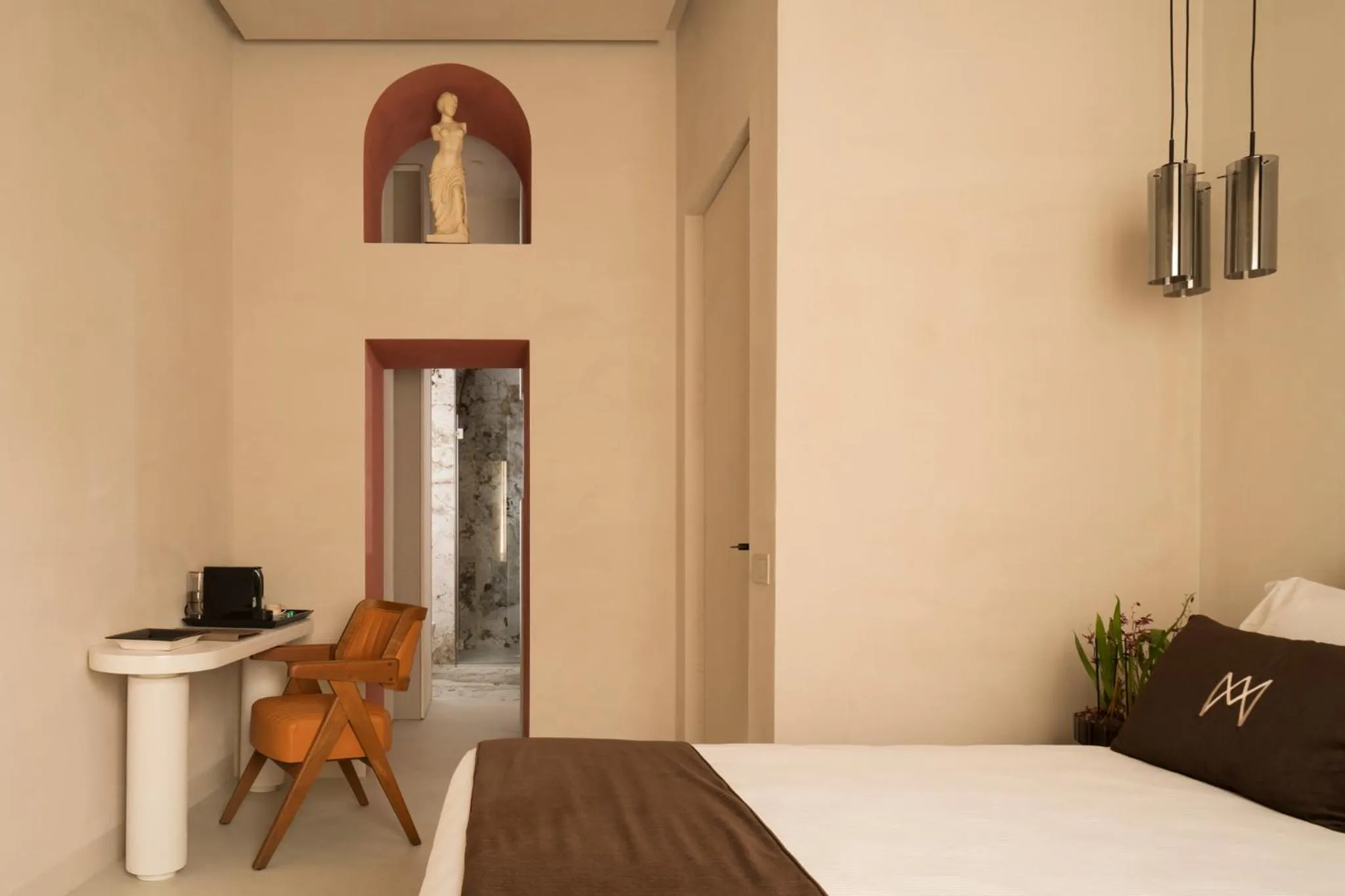 Bed in Demetra Luxury Suites