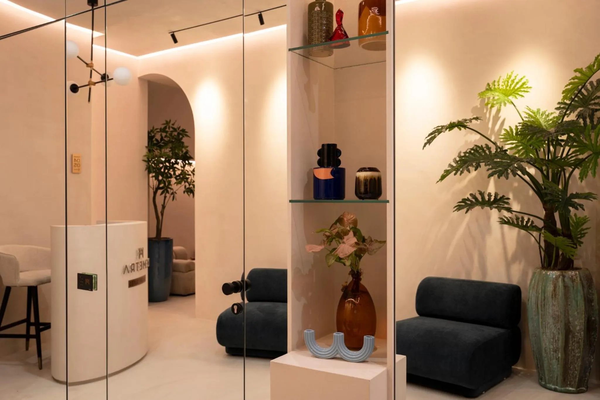 Seating area in Demetra Luxury Suites