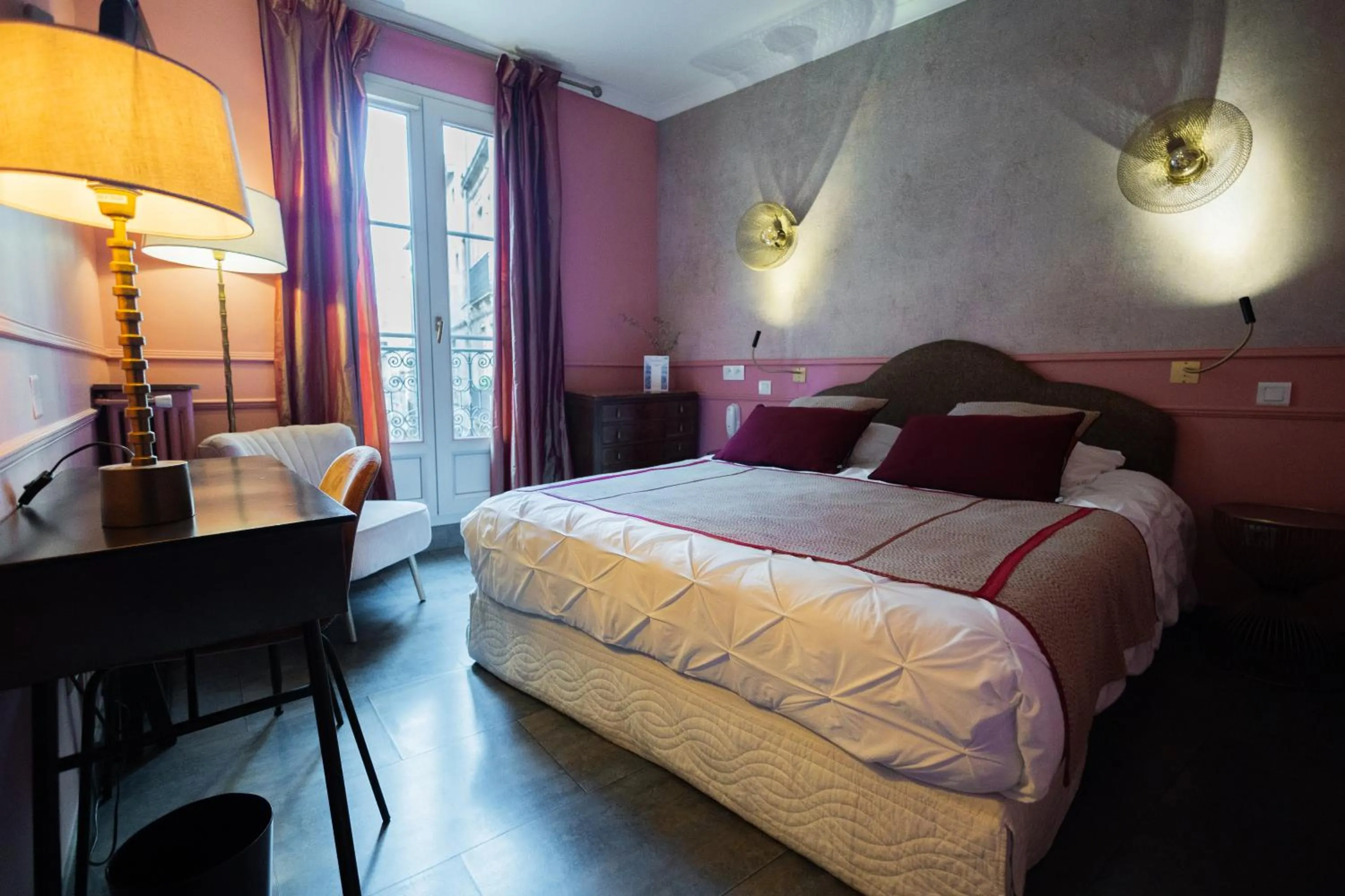 Bed in Hotel du Palais