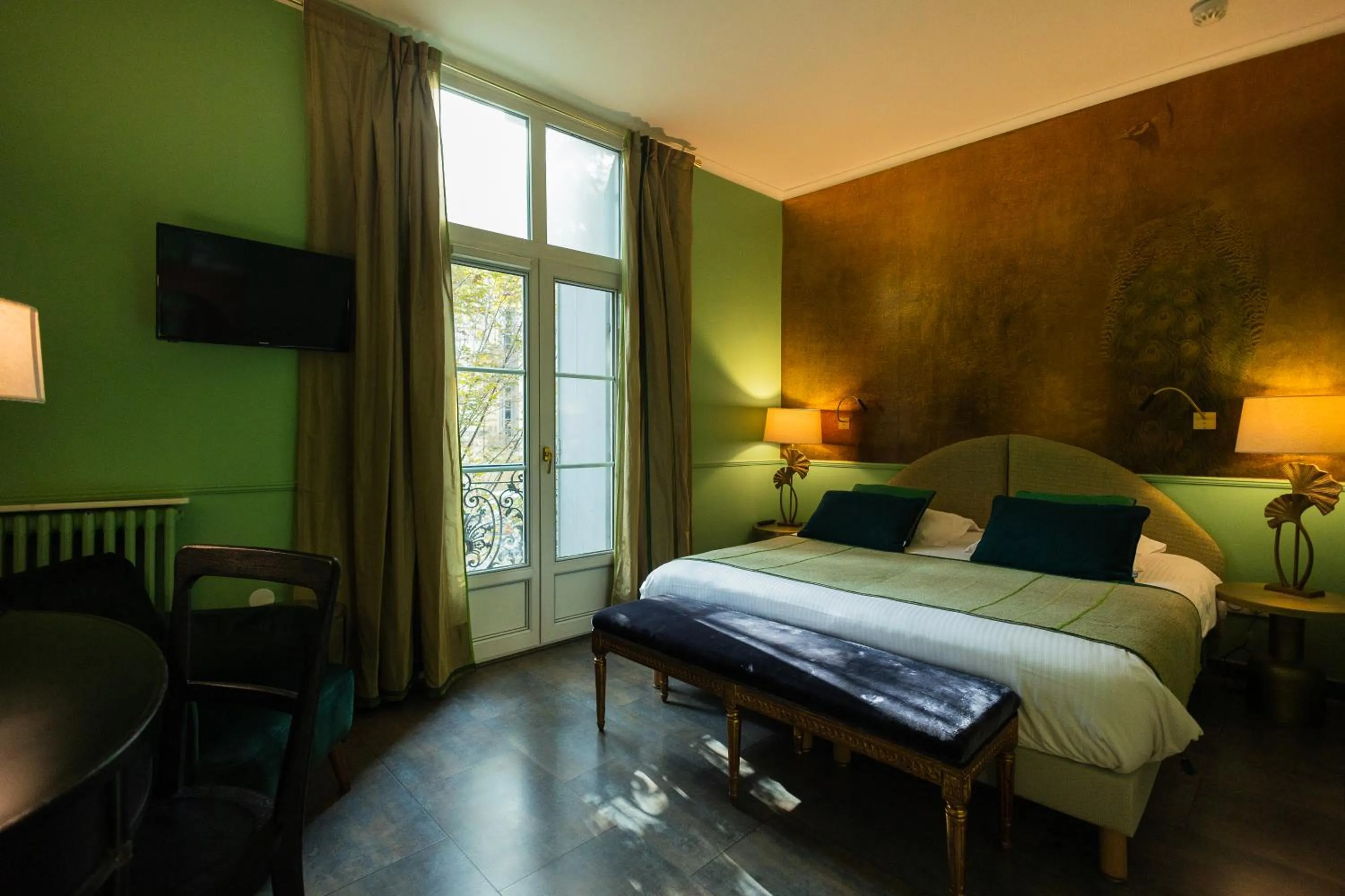 Bed in Hotel du Palais