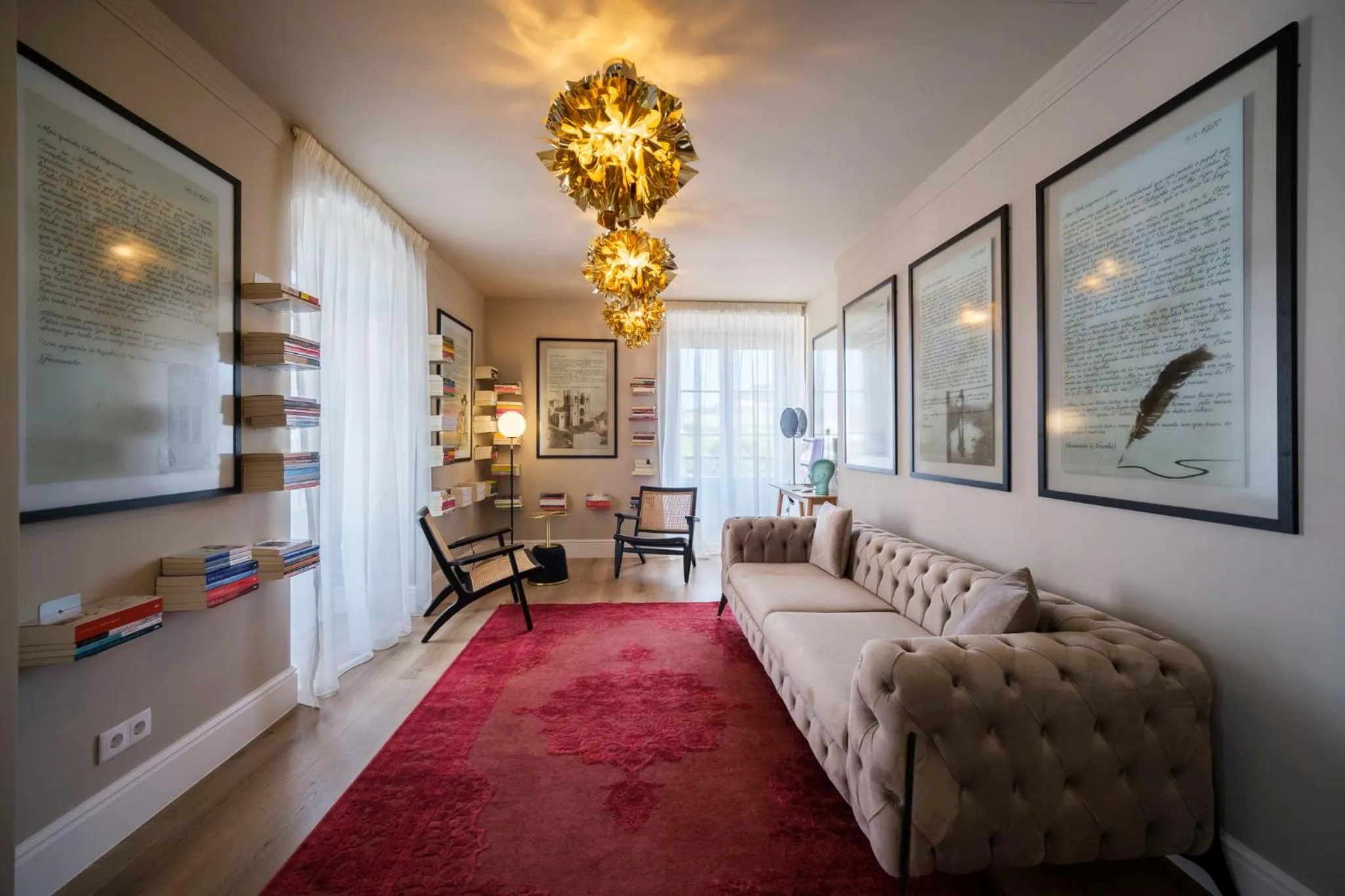 Living room in Azores Book Hotel