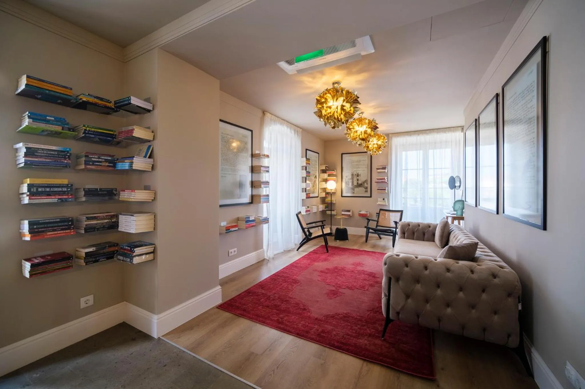 Living room in Azores Book Hotel