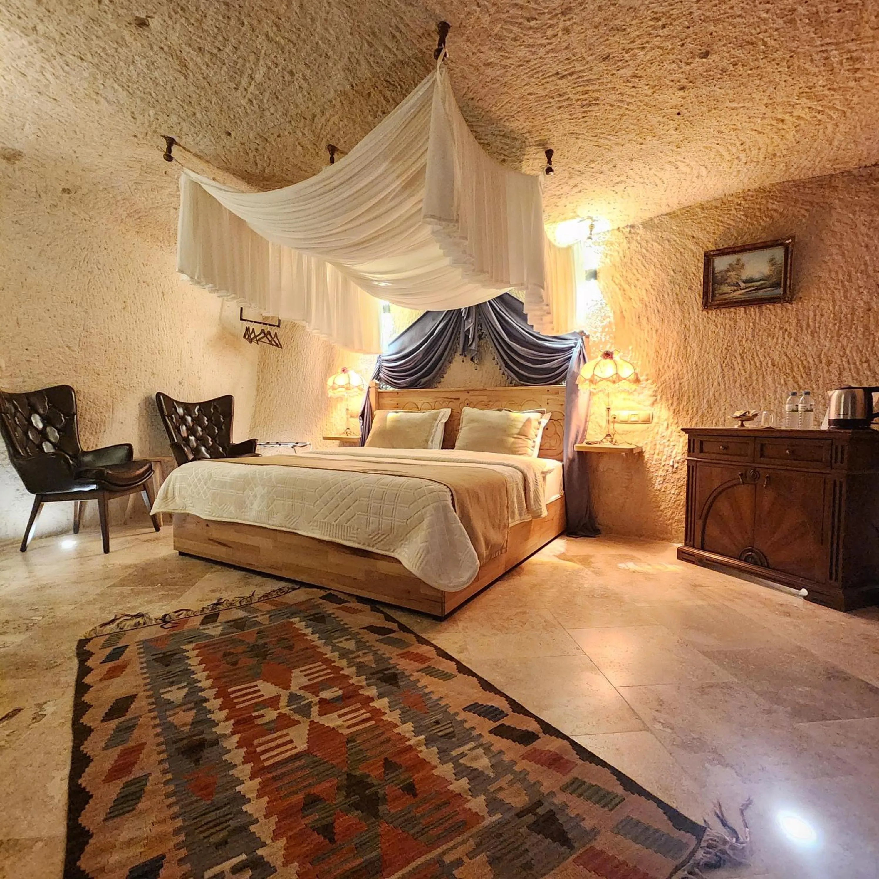 Bed in Memories Cave House Adults Only Plus 12