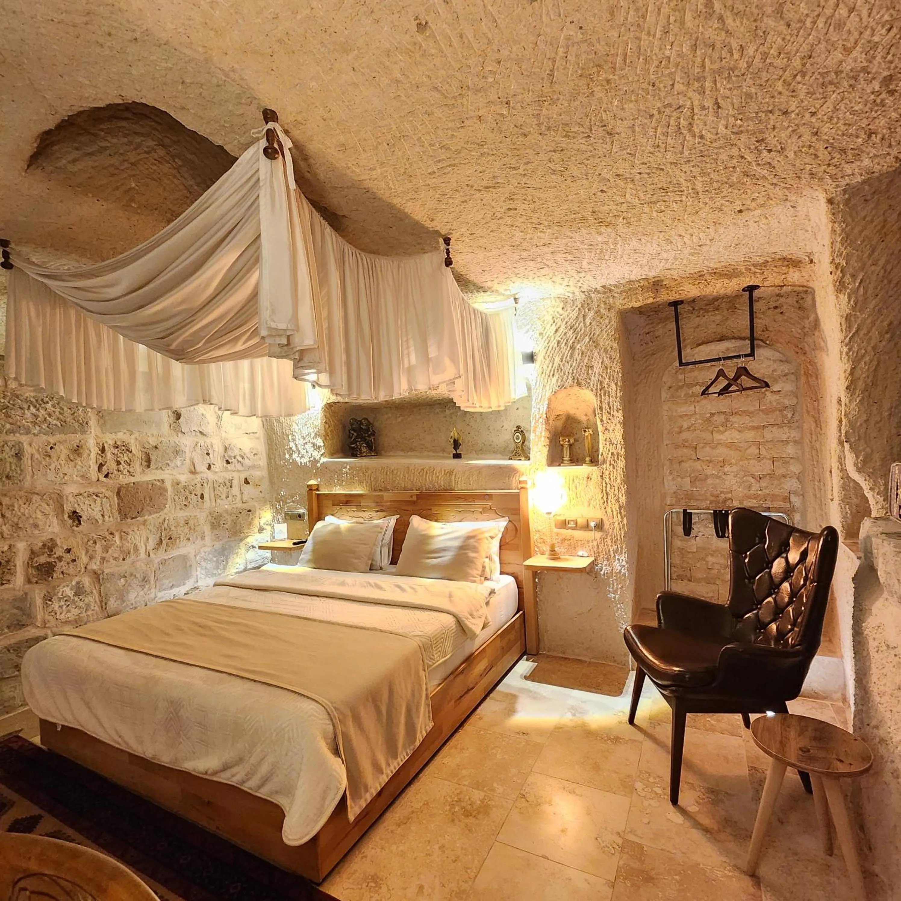 Bed in Memories Cave House Adults Only Plus 12