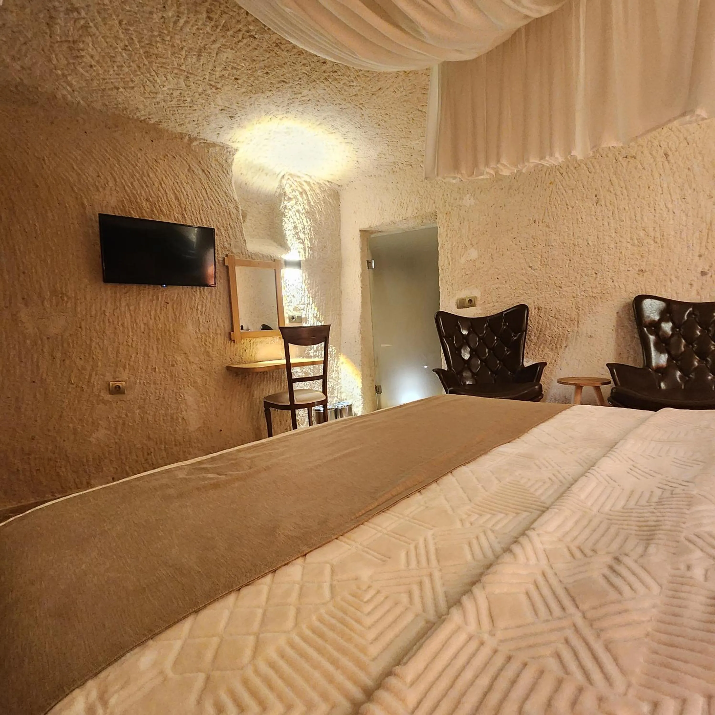 Bed in Memories Cave House Adults Only Plus 12