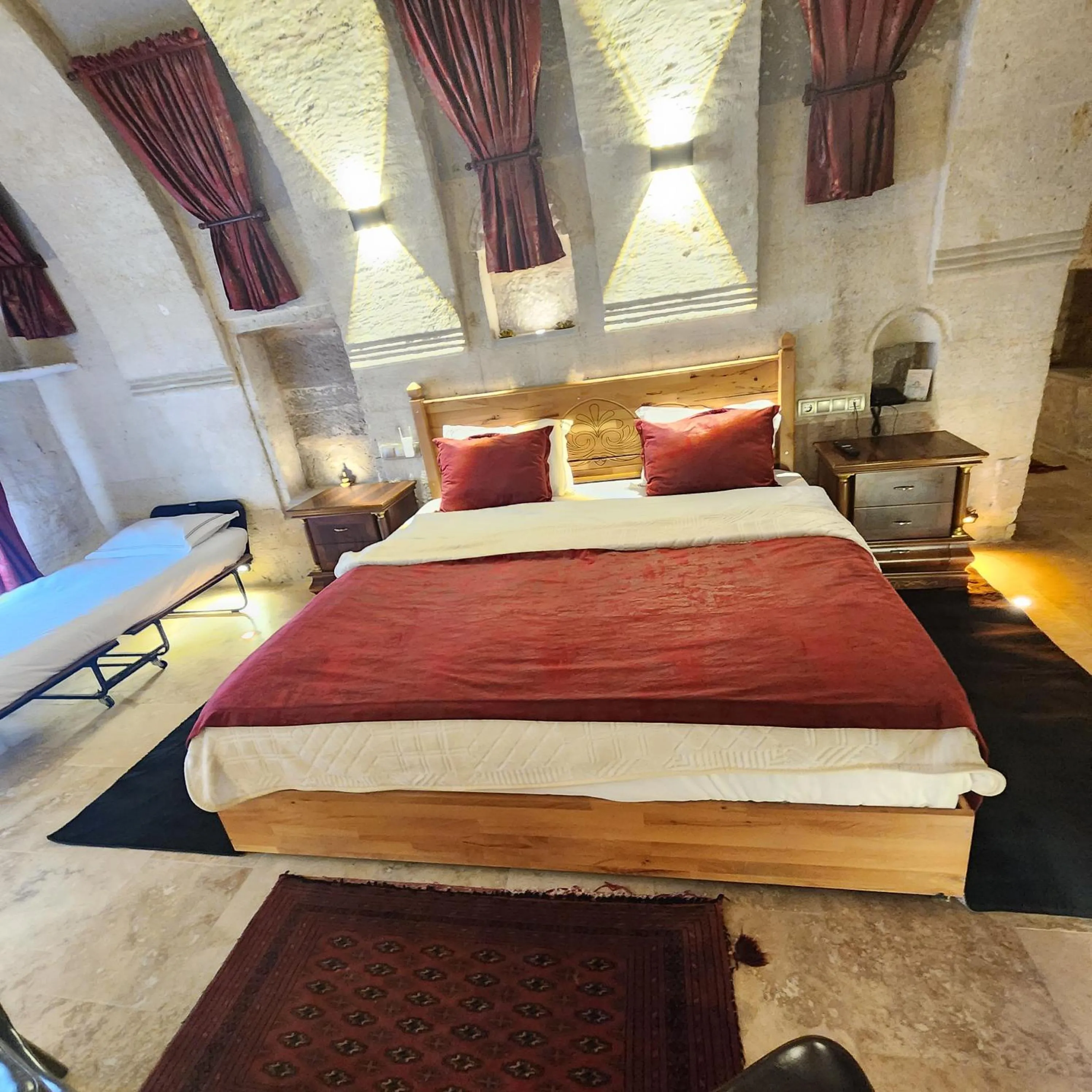 Bed in Memories Cave House Adults Only Plus 12