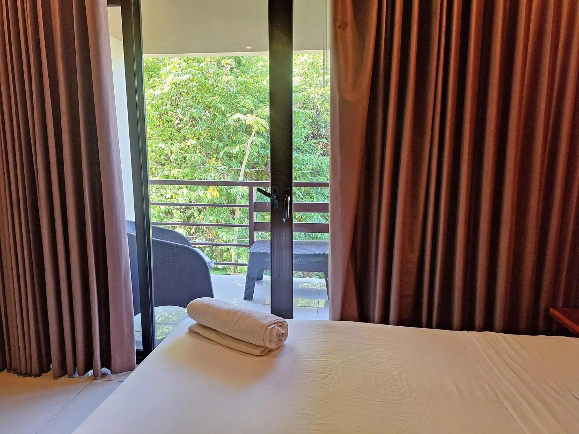 View (from property/room), Bed in Infiniti Hotel