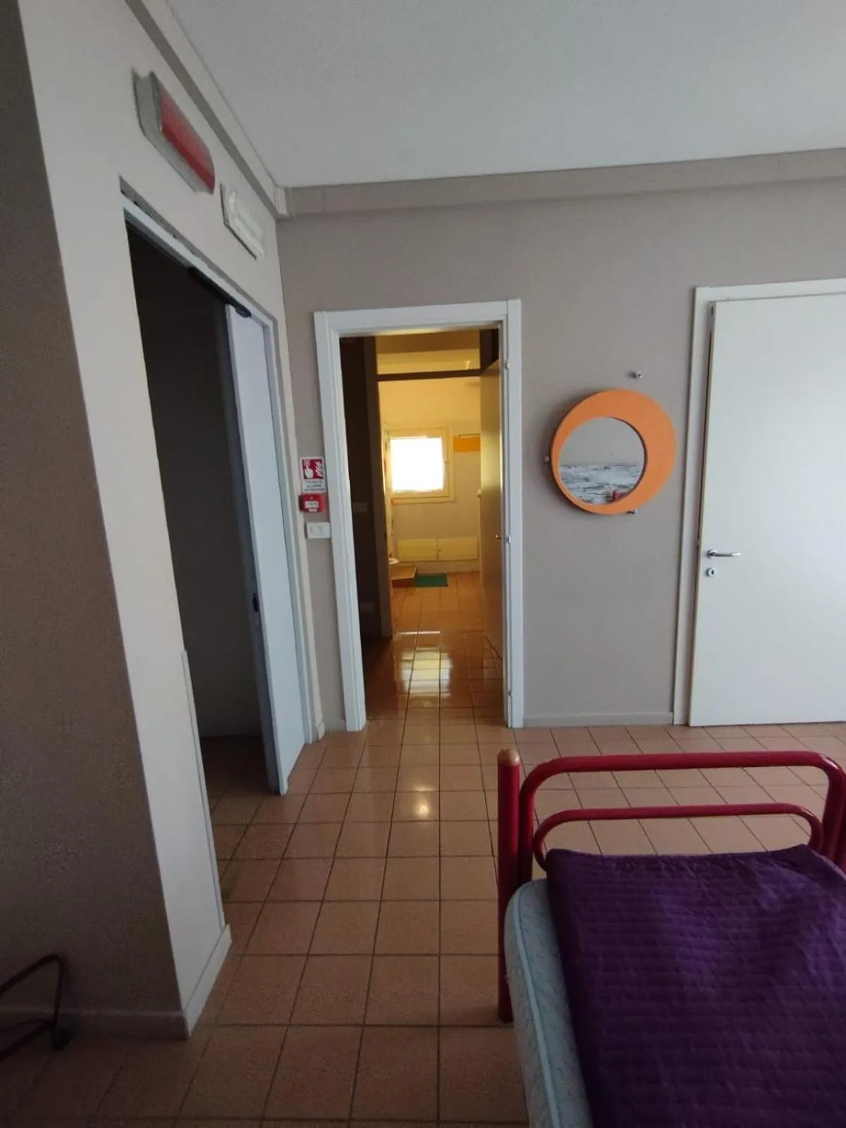 Bathroom, Bed in Ostello Torino