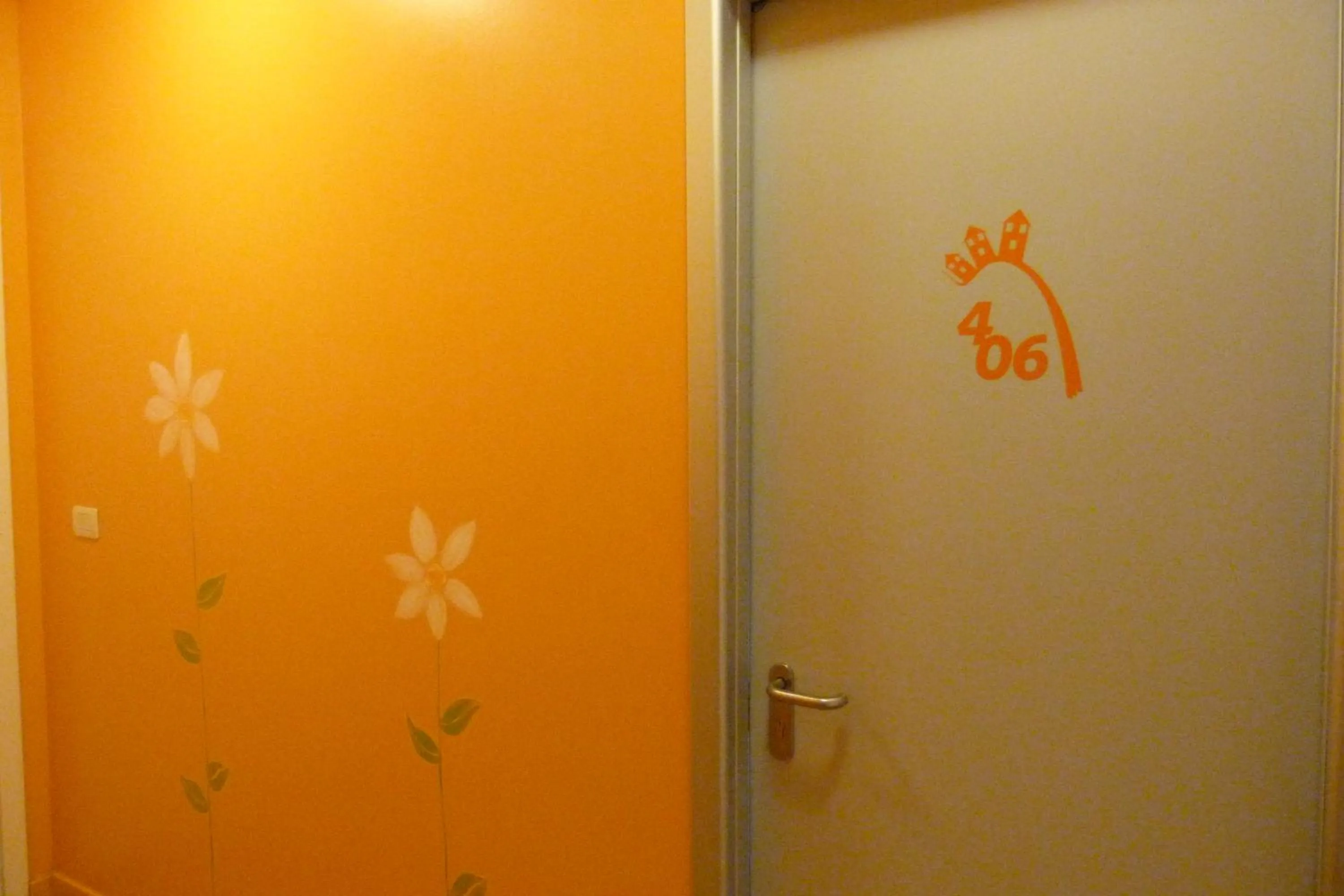 Decorative detail in Ostello Torino