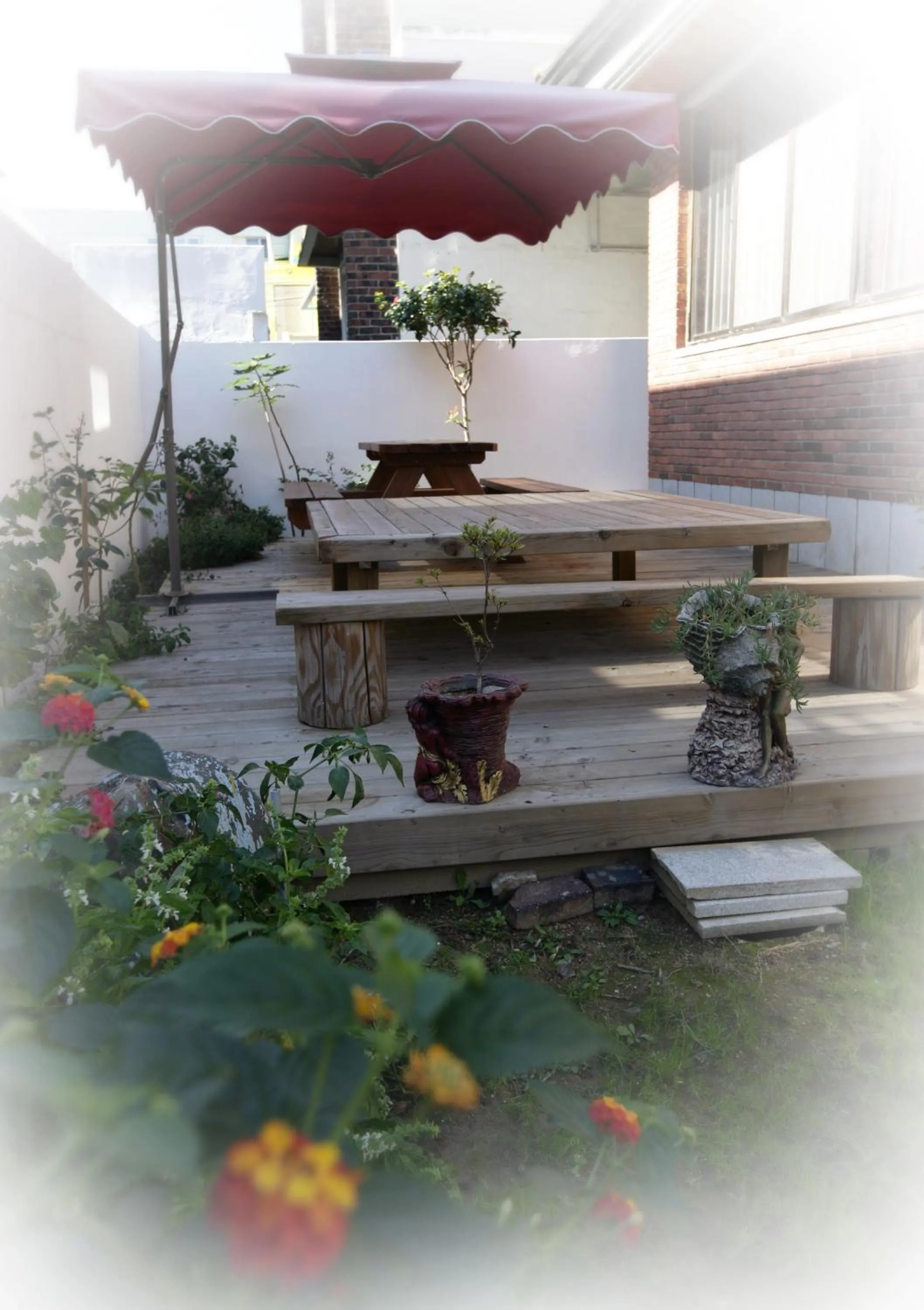 Patio in Green Guesthouse