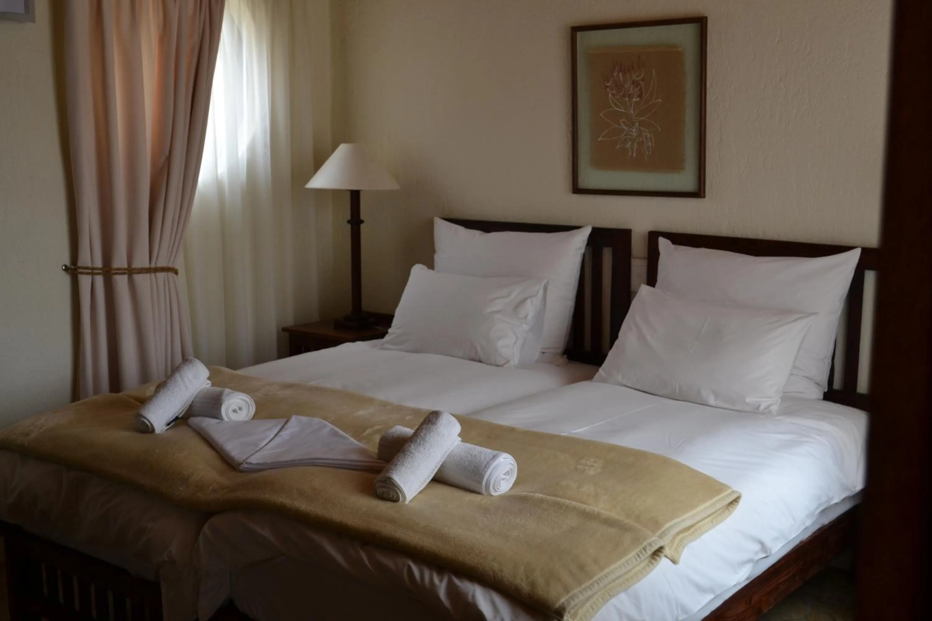 Decorative detail, Bed in Rössmund Lodge