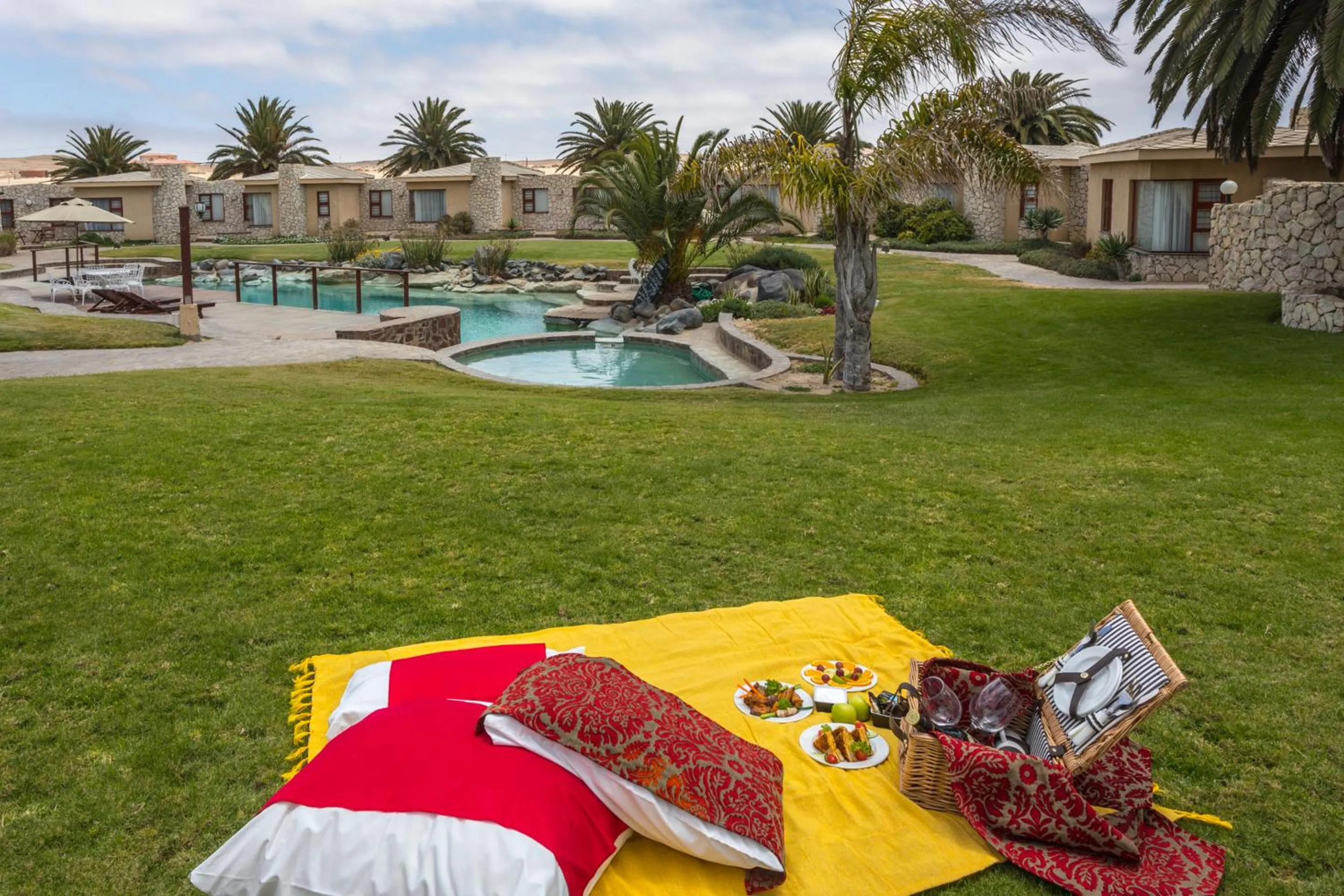 Garden in Rössmund Lodge