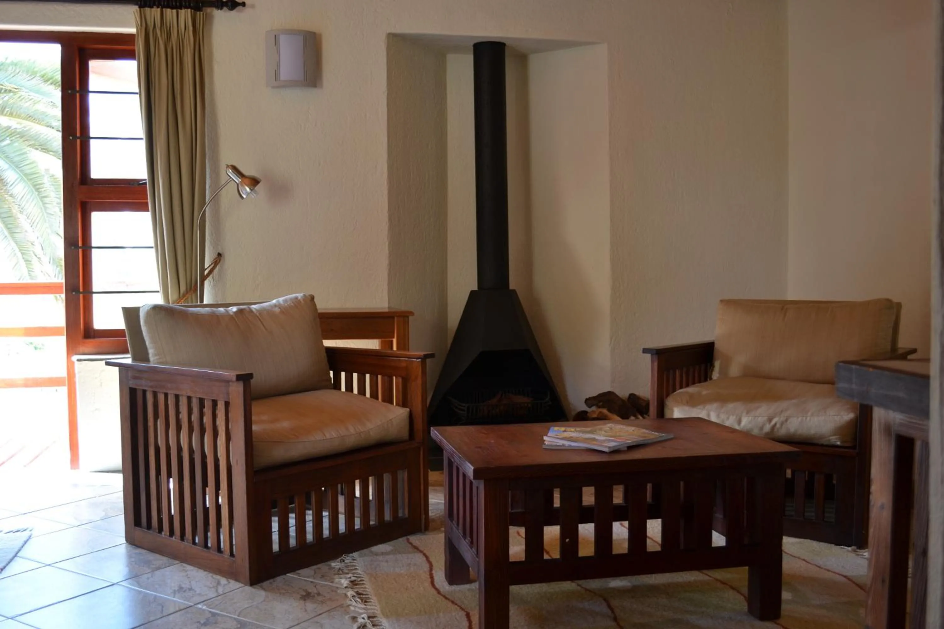 Seating area in Rössmund Lodge