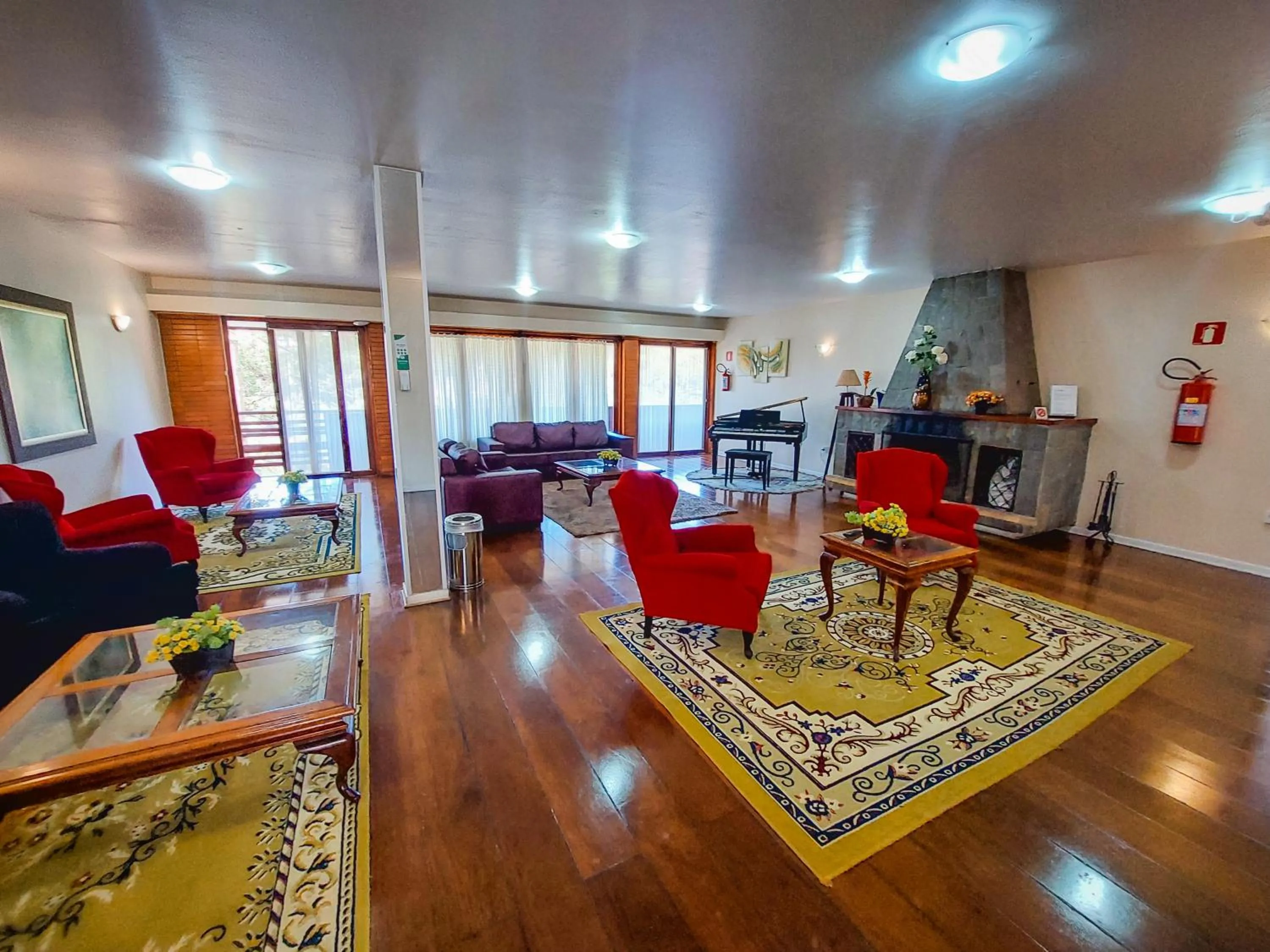 Living room in Hotel Fazenda Golden Park Campos do Jordão