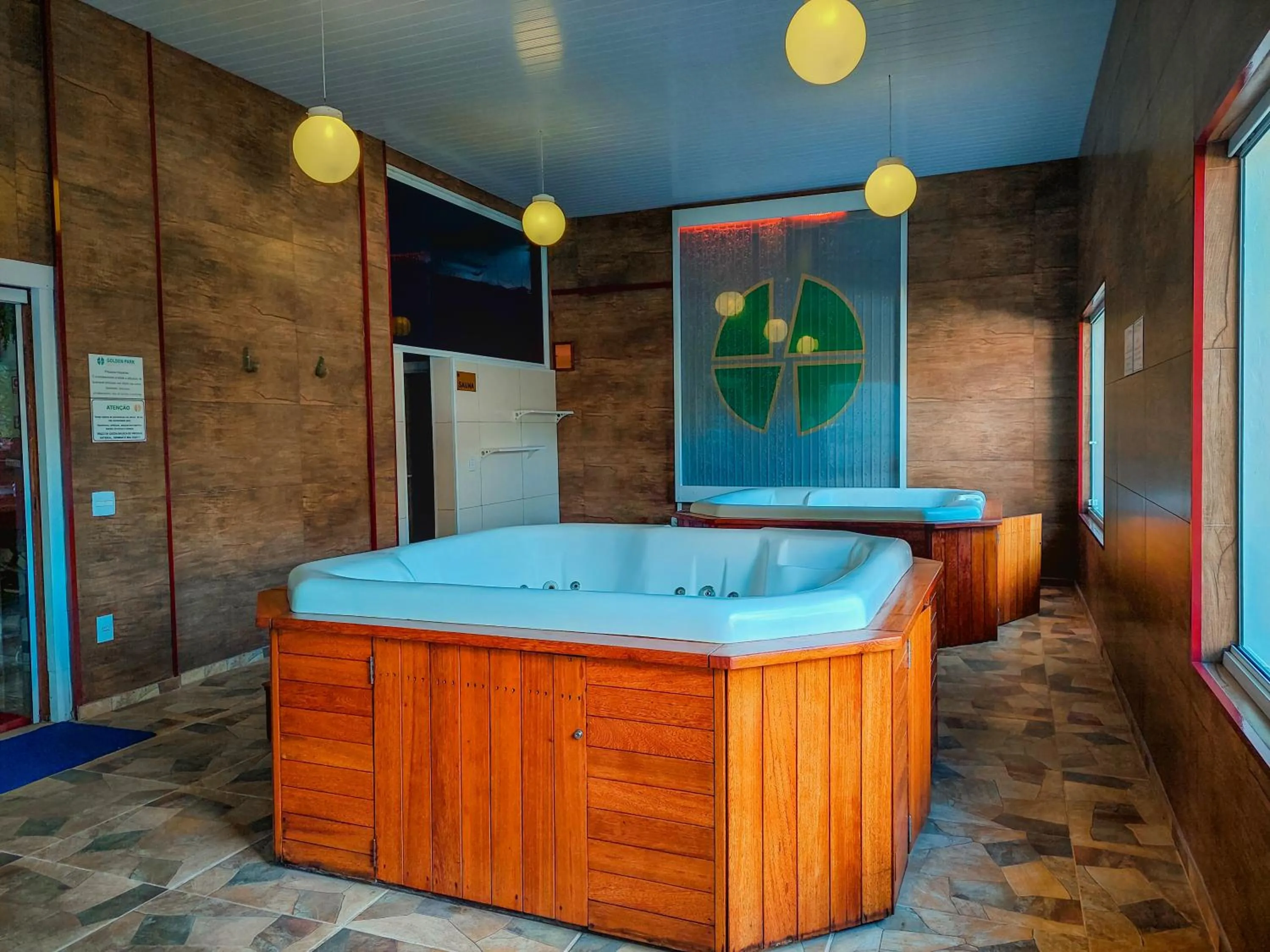 Hot Tub in Hotel Fazenda Golden Park Campos do Jordão